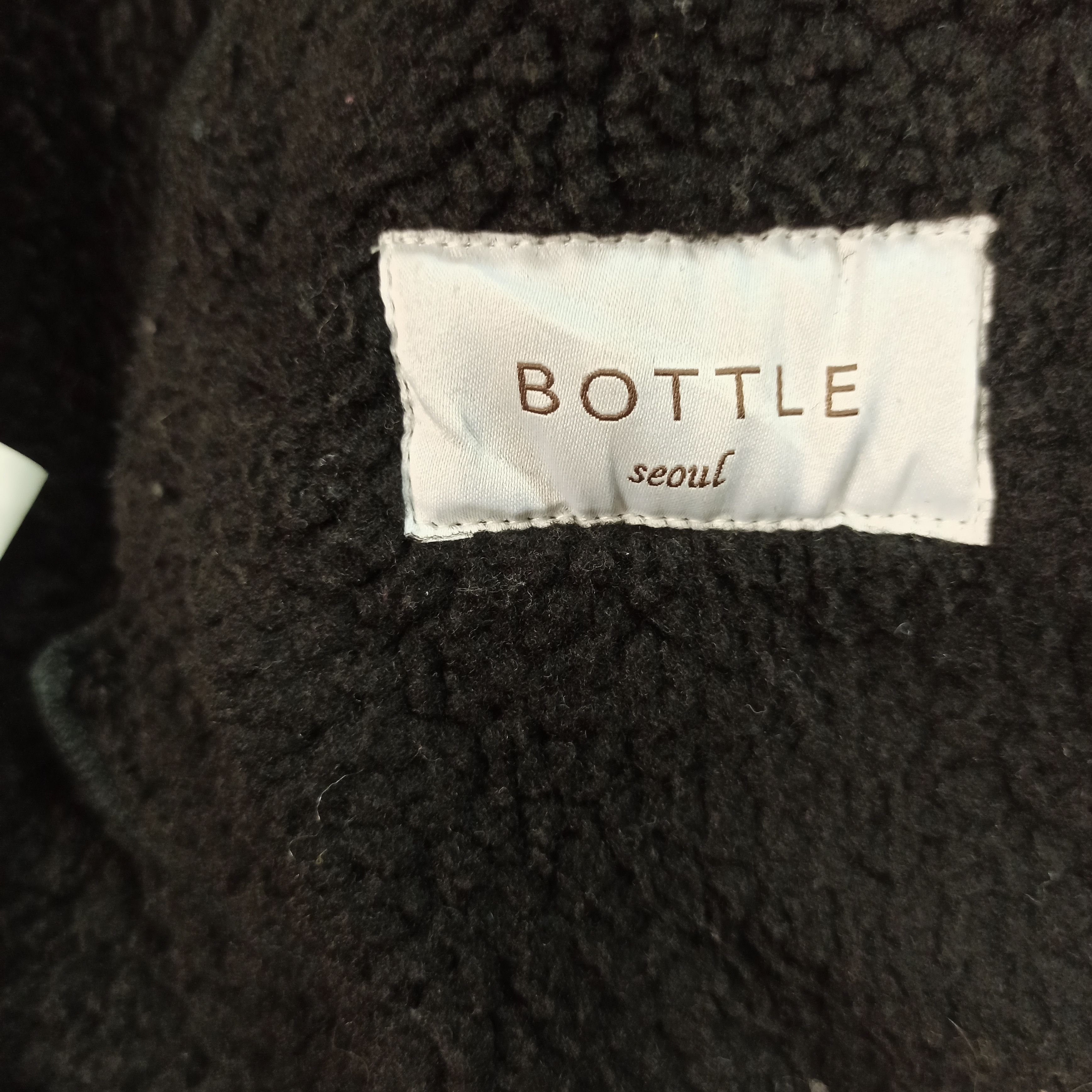 Japanese Brand Bottle Seoul Sheepskin Coat Jacket Army Size US L / EU 52-54 / 3 - 9 Thumbnail