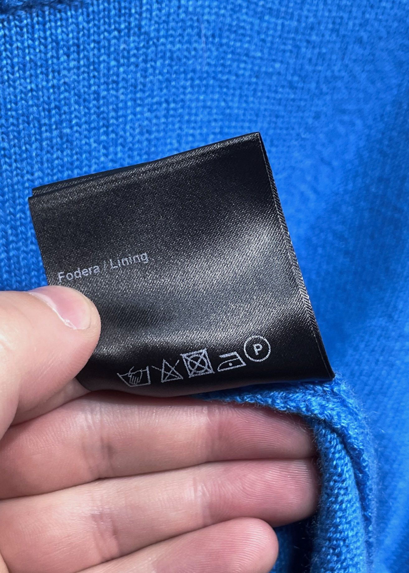 Calvin Klein 205W39NYC Calvin Klein 205W39NYC Blue Cashmere Sweater Size US L / EU 52-54 / 3 - 9 Thumbnail