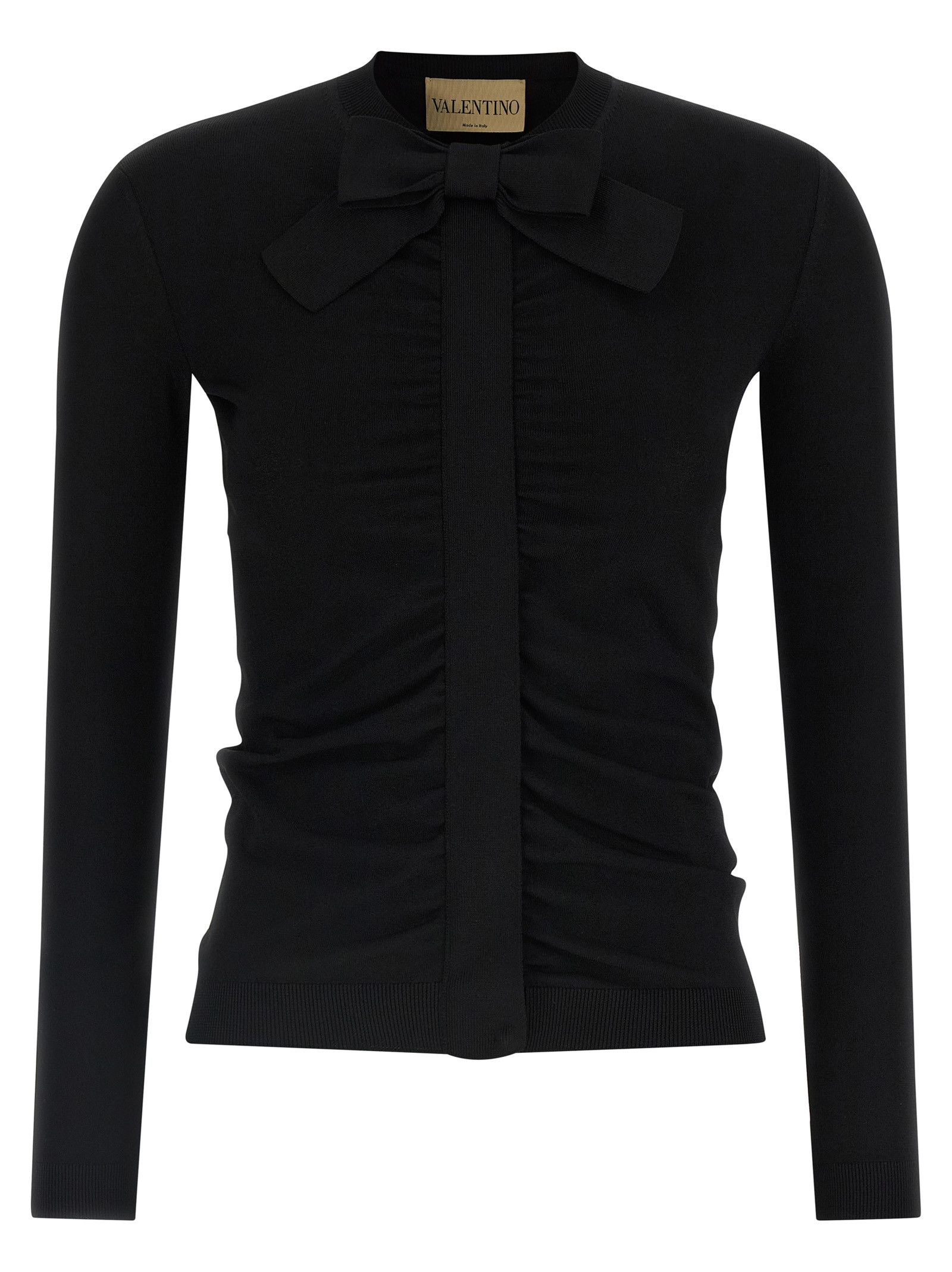 Valentino Valentino Garavani Bow Cardigan Size L / US 10 / IT 46 - 1 Thumbnail