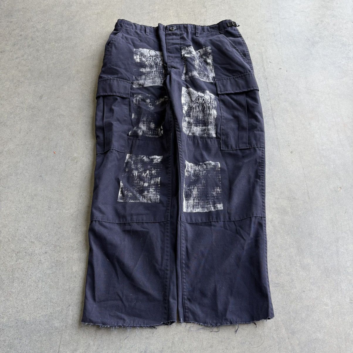 Other Vintage 90's Y2K Crazy Beetle Pants Military Cargo 31x32 Size US 31 - 3 Thumbnail