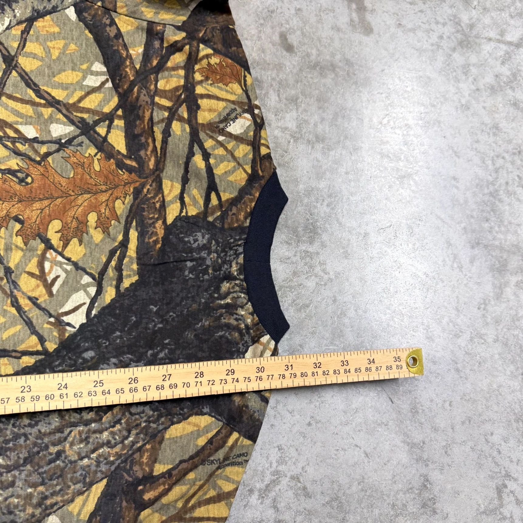 Vintage Skyline Camo Shirt Mens XL Brown Camouflage Hunting Outdoor Graphic Tee Size US XL / EU 56 / 4 - 7 Thumbnail