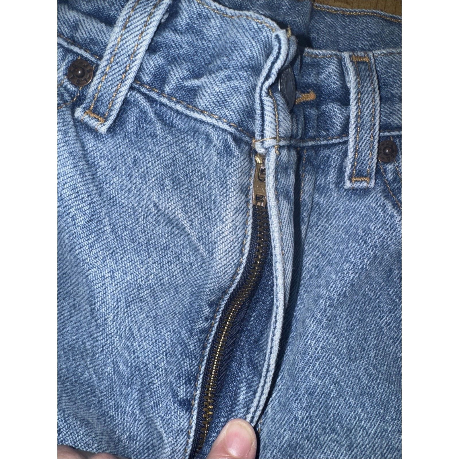 Levi's × Vintage Levi’s Relaxed Straight Leg Jeans Blue 31x31 Mexico Wash Size US 31 - 3 Thumbnail
