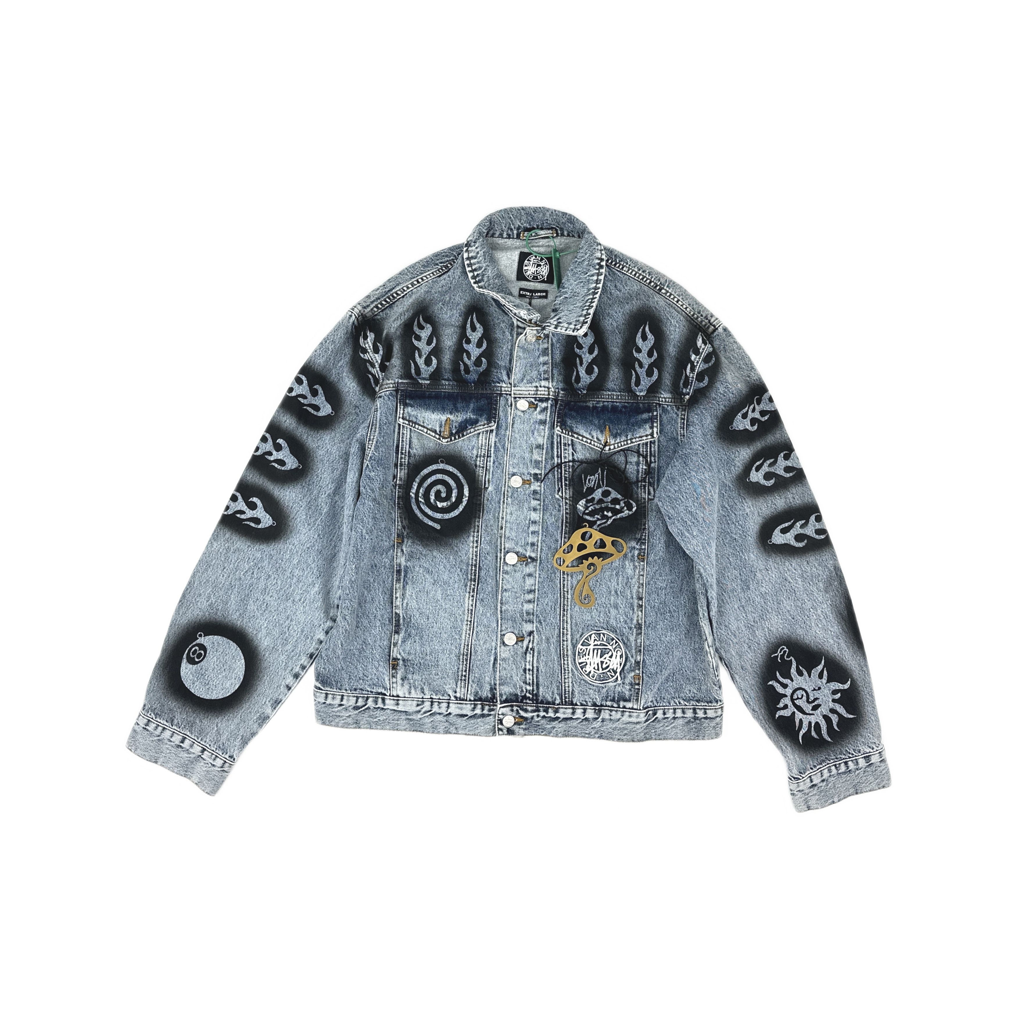 Stussy SS23 Spray dye hooded work jacket | Grailed