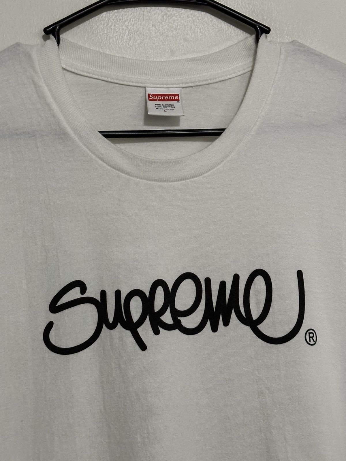 Supreme Supreme Handstyle Tee Size US L / EU 52-54 / 3 - 2 Thumbnail