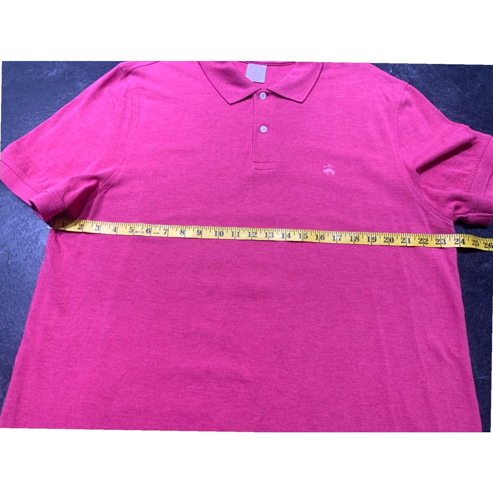 Brooks Brothers Brooks Brothers Polo Shirt Mens XL Pink 100% Cotton Classic Fit Size US XL / EU 56 / 4 - 7 Thumbnail