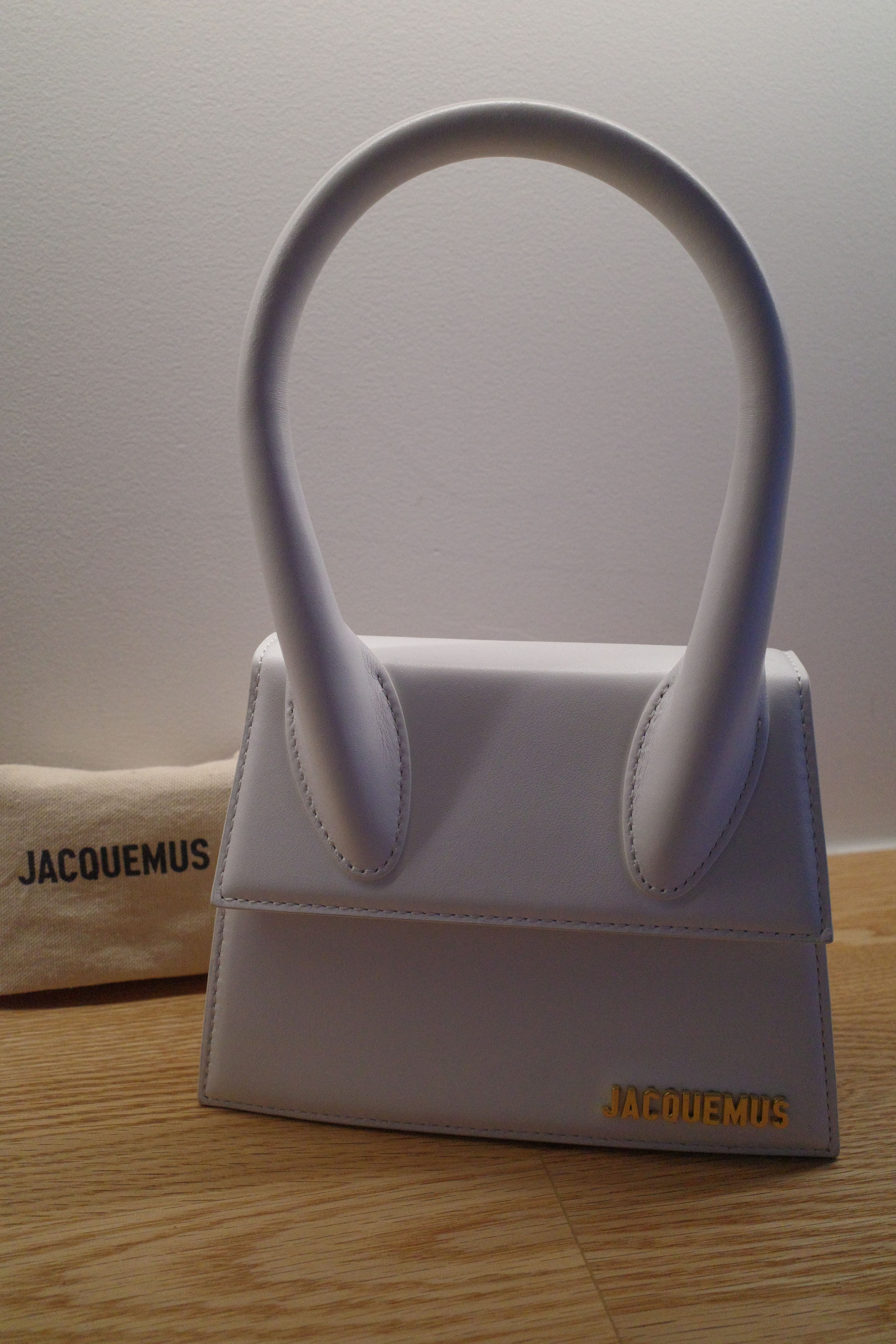 Chiquito Top Handle Bag in White, Women's