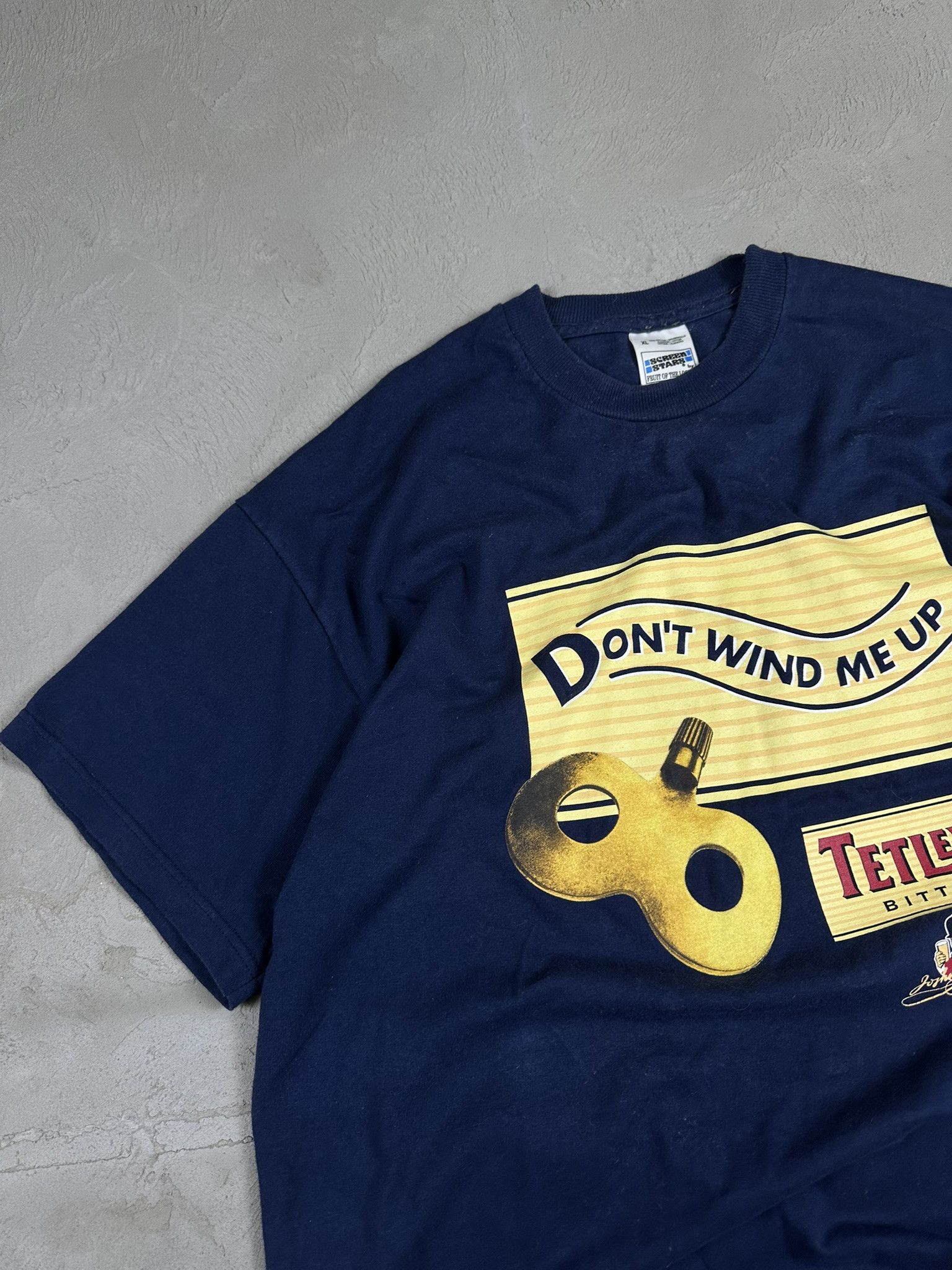 Vintage 90s Vintage Tetley's Beer Graphic T-shirt Size US XL / EU 56 / 4 - 6 Thumbnail
