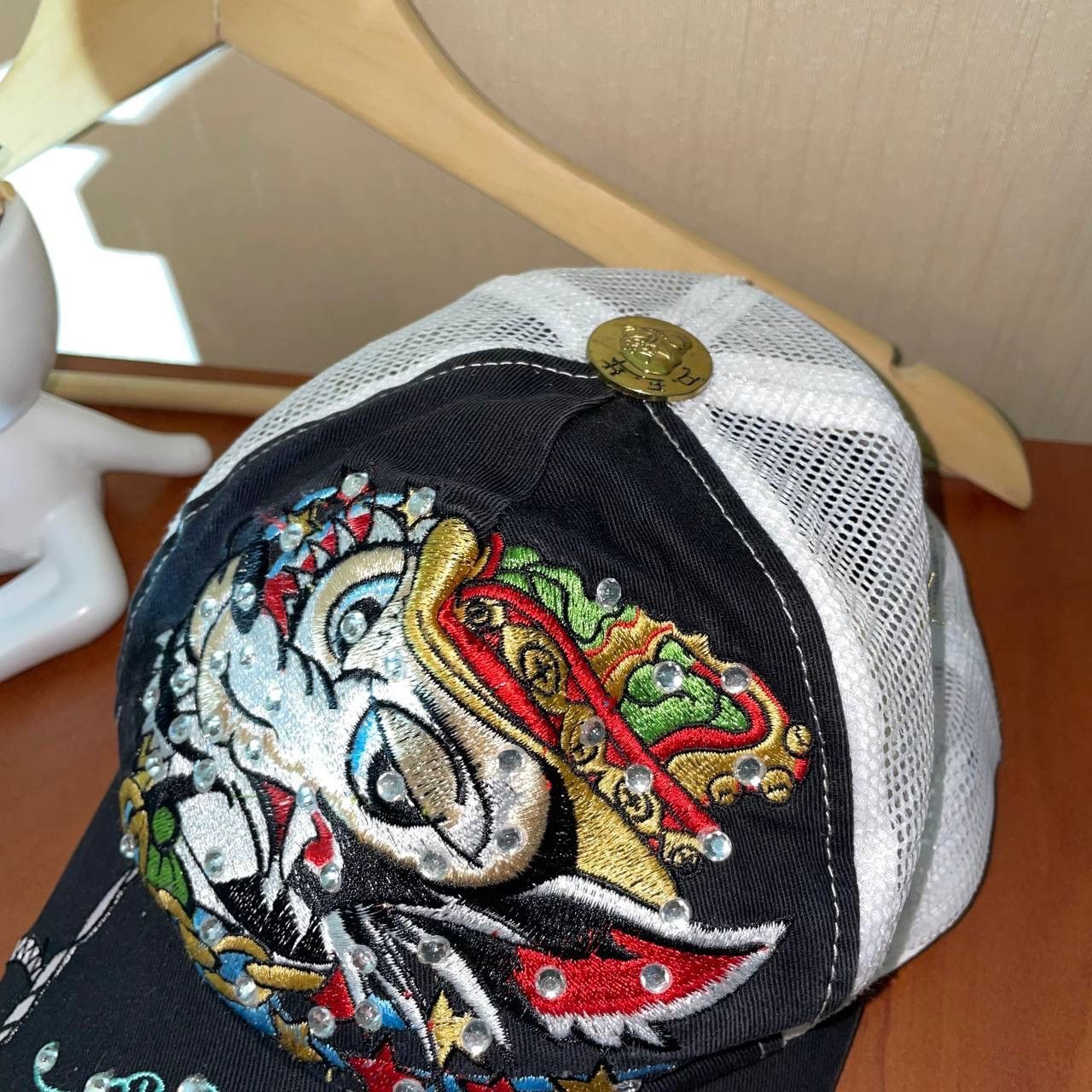 Christian Audigier × Ed Hardy × Vintage Ed Hardy by Christian Audigier Vintage y2k Cap Size ONE SIZE - 4 Thumbnail