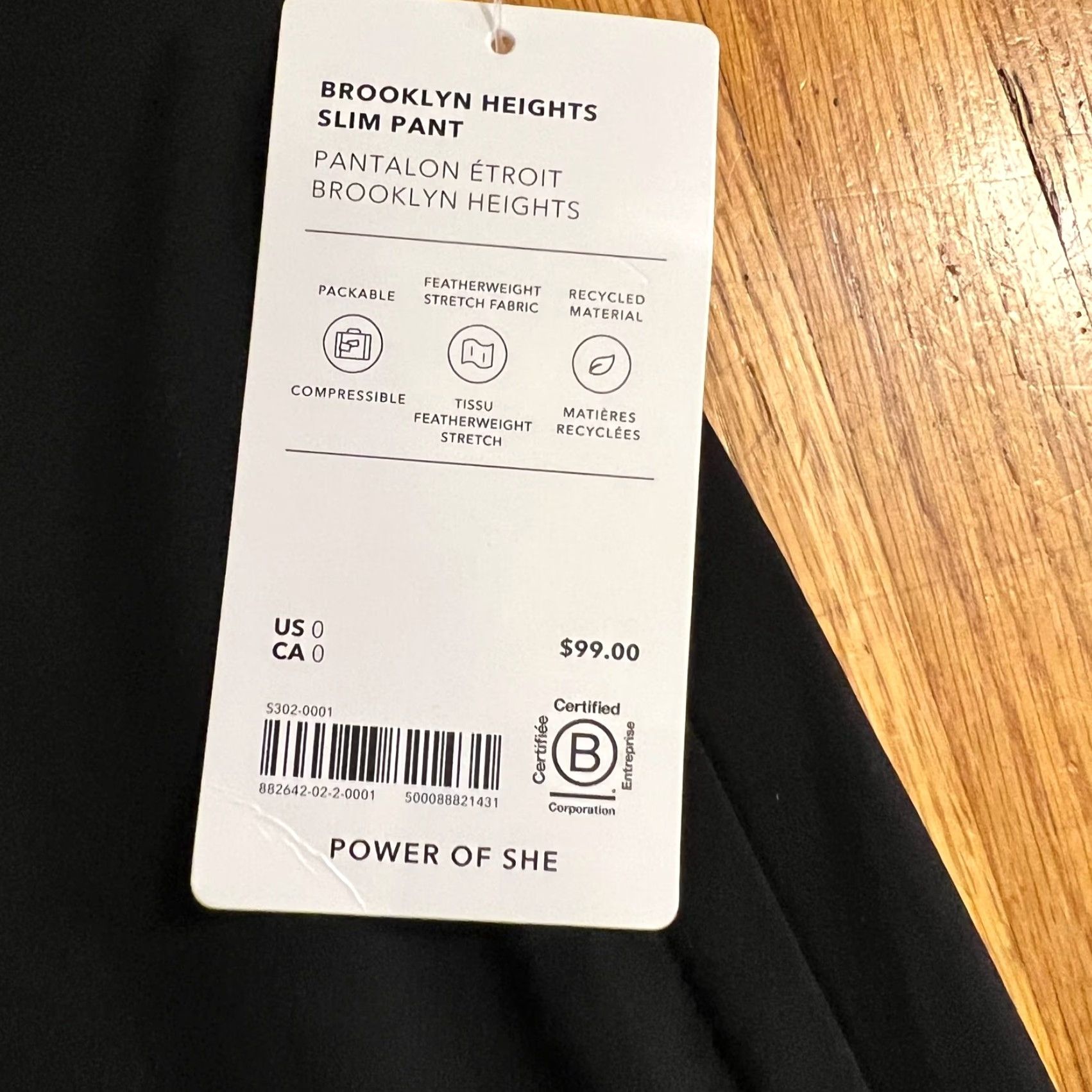 Athleta Athleta Pants Womens 0 Black Brooklyn Heights Slim High Rise Lightweight Travel Ankle Pants Womens 0 Mens? Size 25" / US 0 / IT 36 - 3 Thumbnail