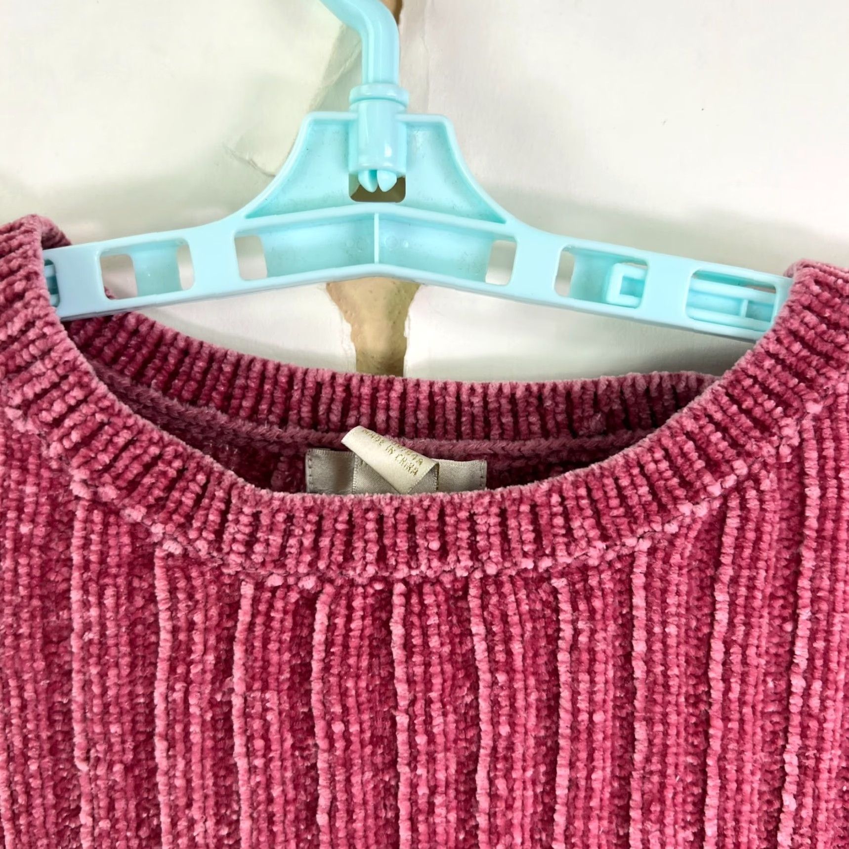 Forever 21 Forever 21 Sweater Womens Cropped Soft Pink Size S Boat Neck Knit Pullover Cap Sleeve Casual Bohemian Classic Colorful Fall Spring Winter 52 in. Chest Size S / US 4 / IT 40 - 3 Thumbnail