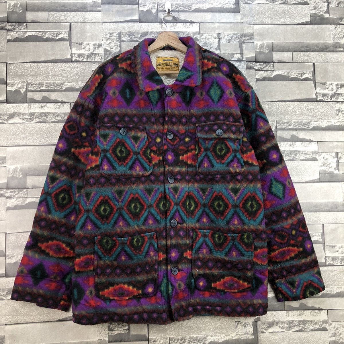 Japanese Brand × Vintage Vintage Japanese Brad Freeman Co Navajo Style Size US XL / EU 56 / 4 - 2 Thumbnail