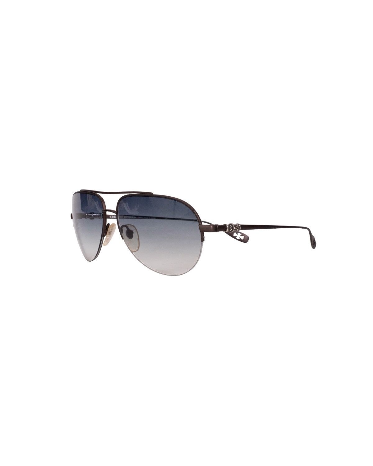 Chrome Hearts Chrome Hearts « STAINS » Sunglasses Brown Size ONE SIZE - 1 Thumbnail