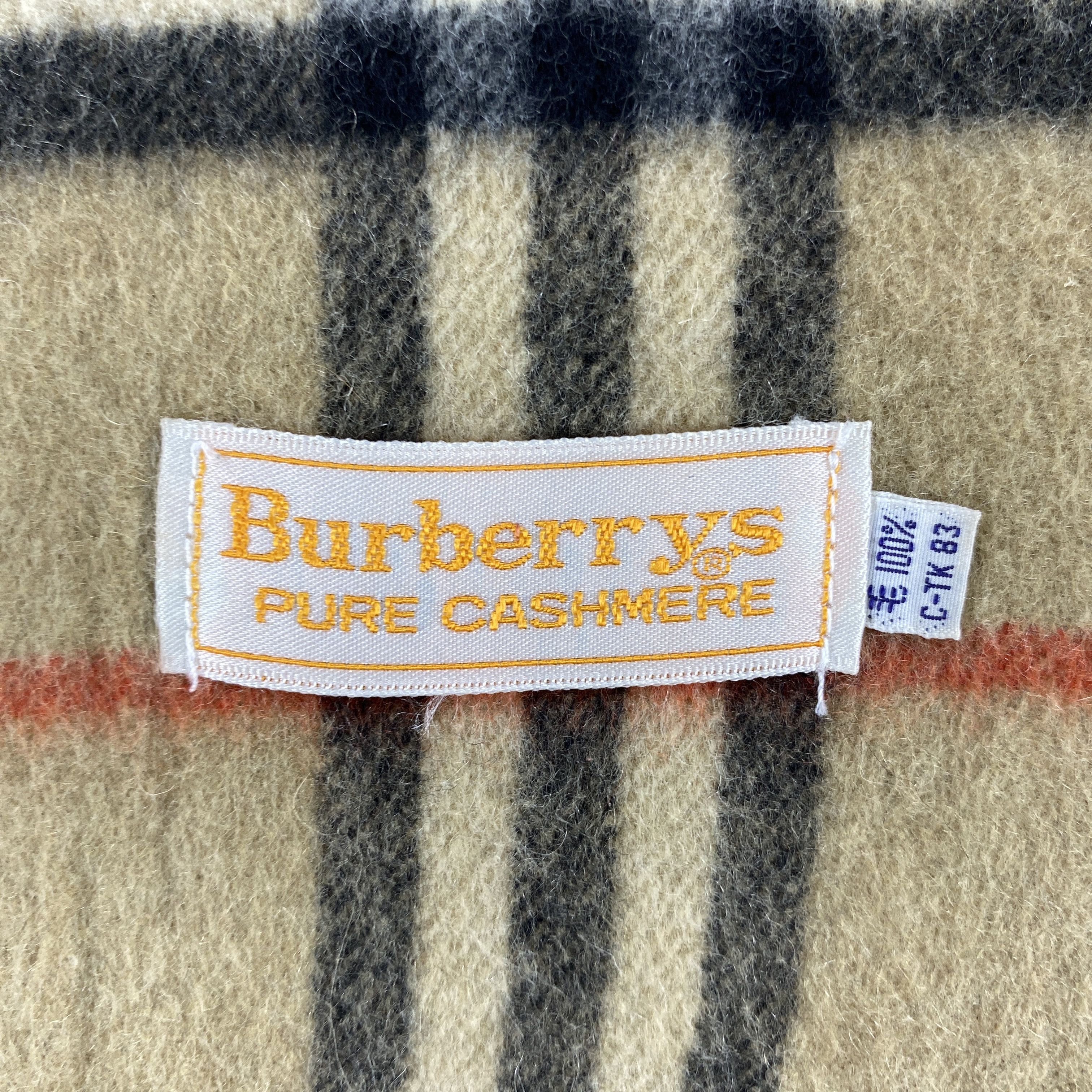 Burberry × Vintage GF10608 Burberry Scarf Neck Wear Muffler Size ONE SIZE - 3 Thumbnail