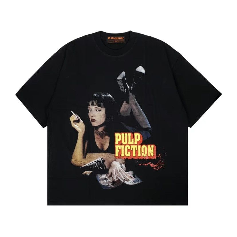 Vintage 🔥RARE🔥Pulp Fiction Promo Cigarettes Movie Band Tee boot Size US L / EU 52-54 / 3 - 8 Thumbnail
