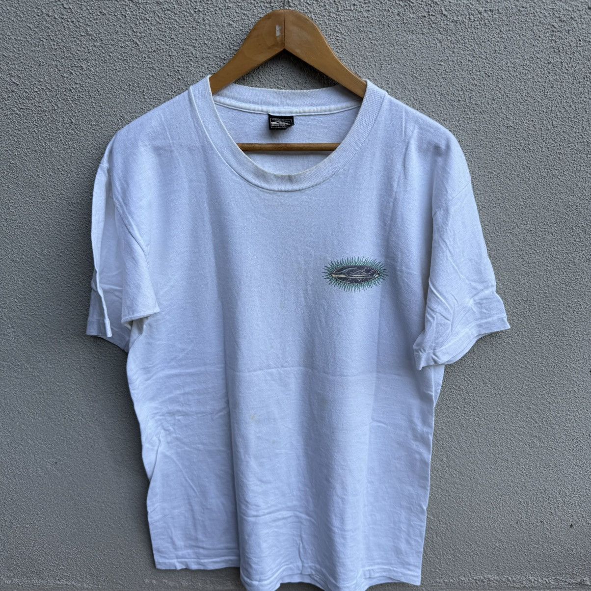 Quiksilver Vintage 90s QUIKSILVER usa tee old logo skate surf Size US M / EU 48-50 / 2 - 2 Thumbnail