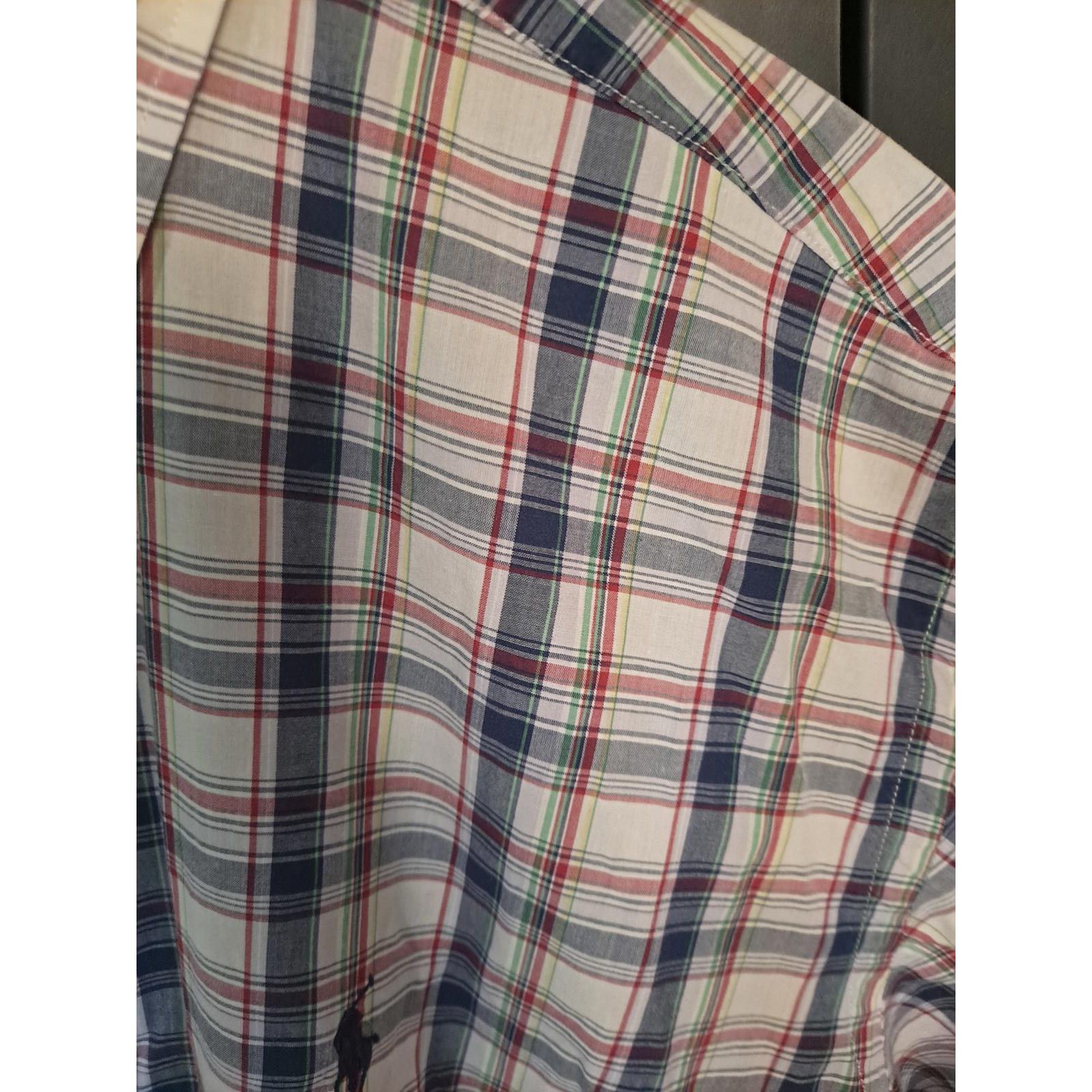 Ralph Lauren Ralph Lauren Blake Plaid Blue, White and Red Button Down Siz Size US XL / EU 56 / 4 - 2 Thumbnail