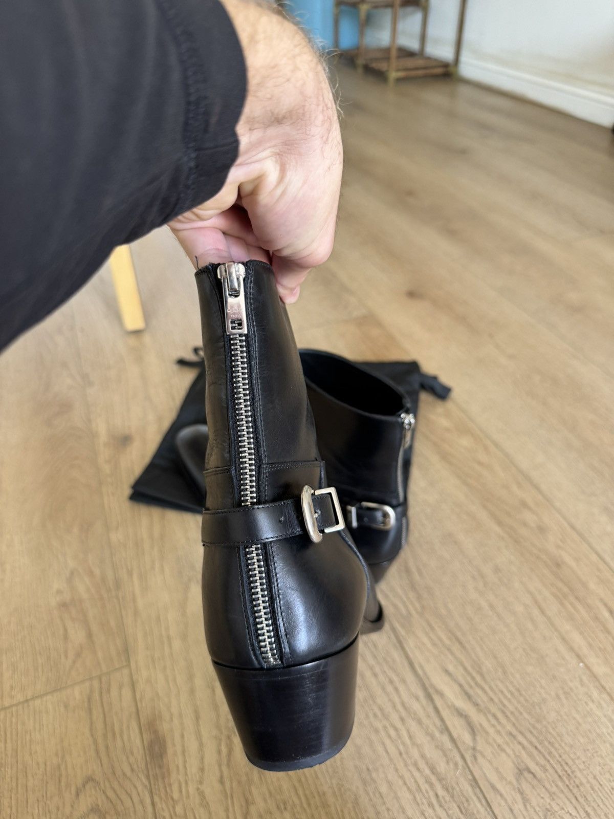 Celine Rear Zip Jacno Boots Size US 11 / EU 44 - 3 Thumbnail