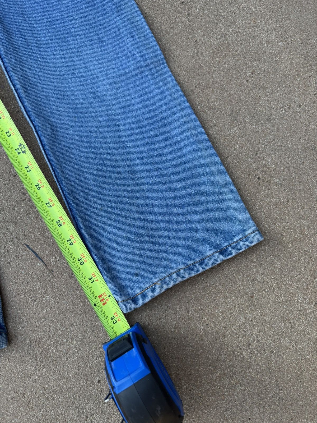 Levi's × Vintage Vintage 90’s Levi’s 505 Red Tab Straight Leg Jeans 28x33 Size US 28 / EU 44 - 8 Thumbnail