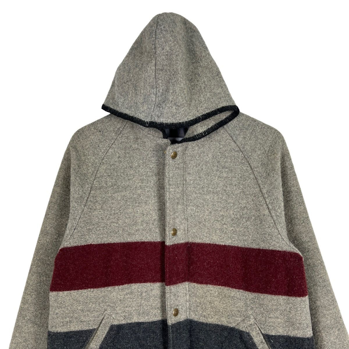 Woolrich Woolen Mills 🔥 VINTAGE WOOLRICH WOOL HOODIE JACKET Size US S / EU 44-46 / 1 - 4 Thumbnail