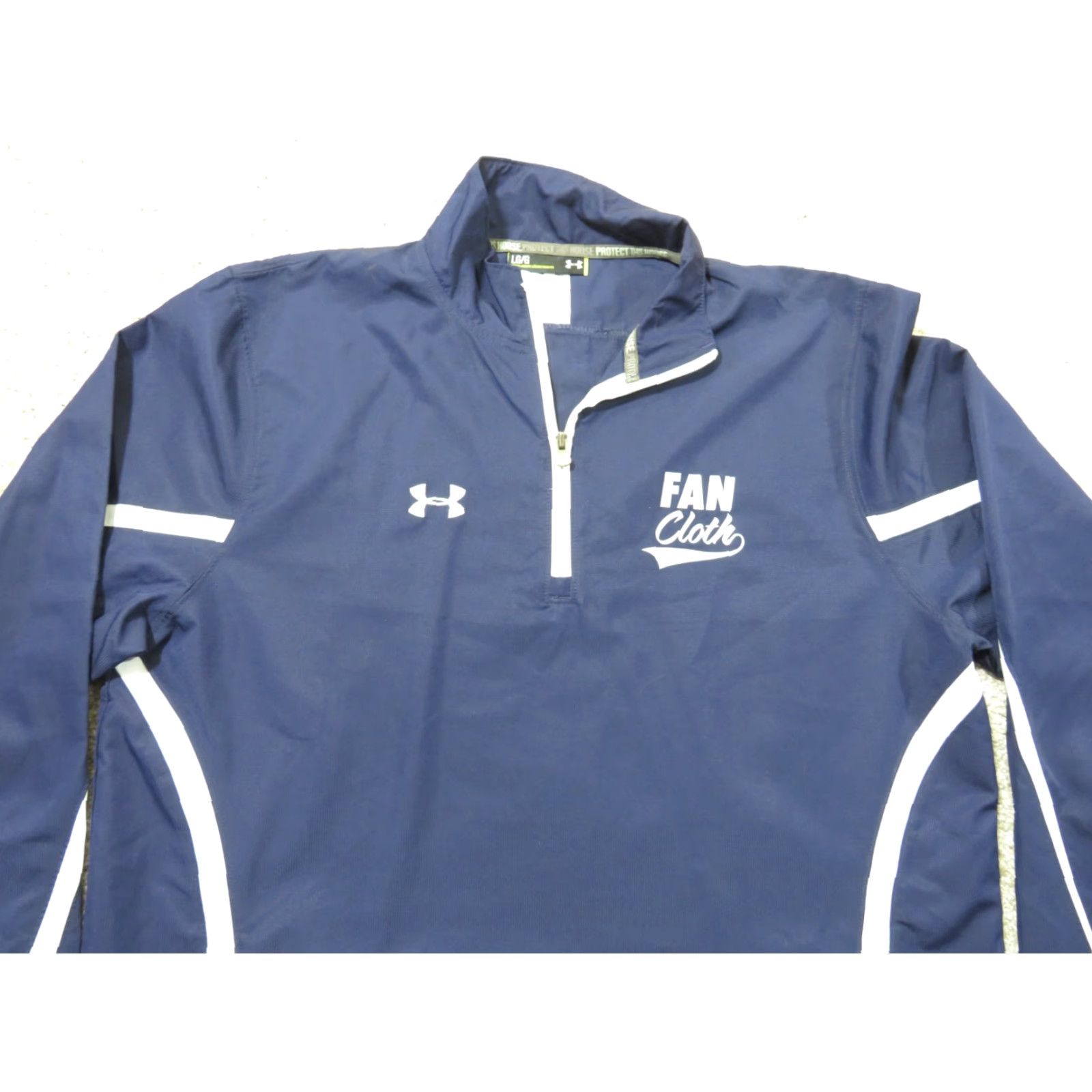 Under Armour Under Armour Mens Logo Blue Pullover L Windbreaker Jacket Henley Zip 1/4 Blue Dallas Cowboys Activewear Shirts Size US L / EU 52-54 / 3 - 3 Thumbnail