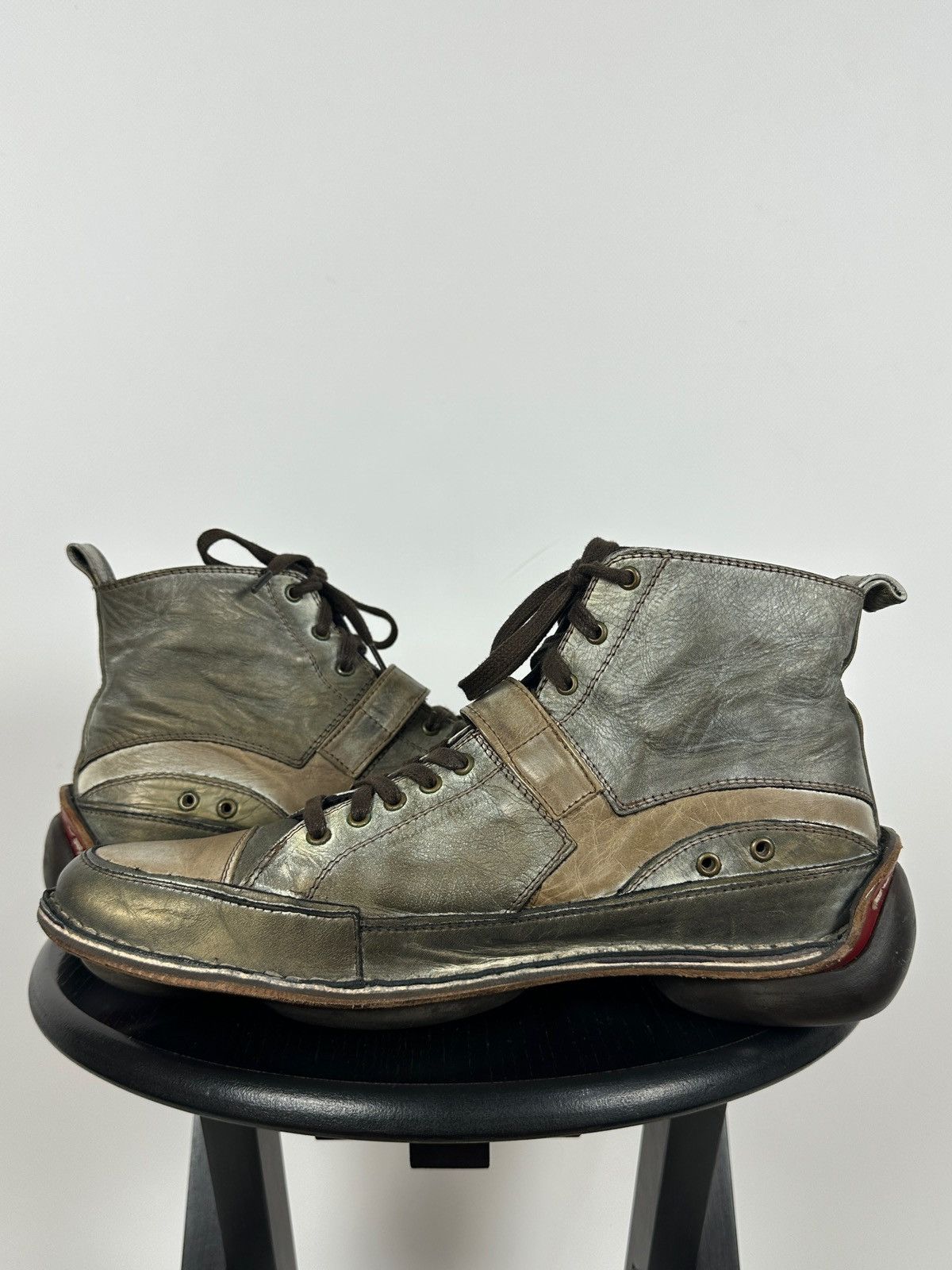 Marithe + Francois Girbaud 00s Vintage Marithé + François Girbaud High Top Sneakers Size US 8 / EU 41 - 8 Thumbnail