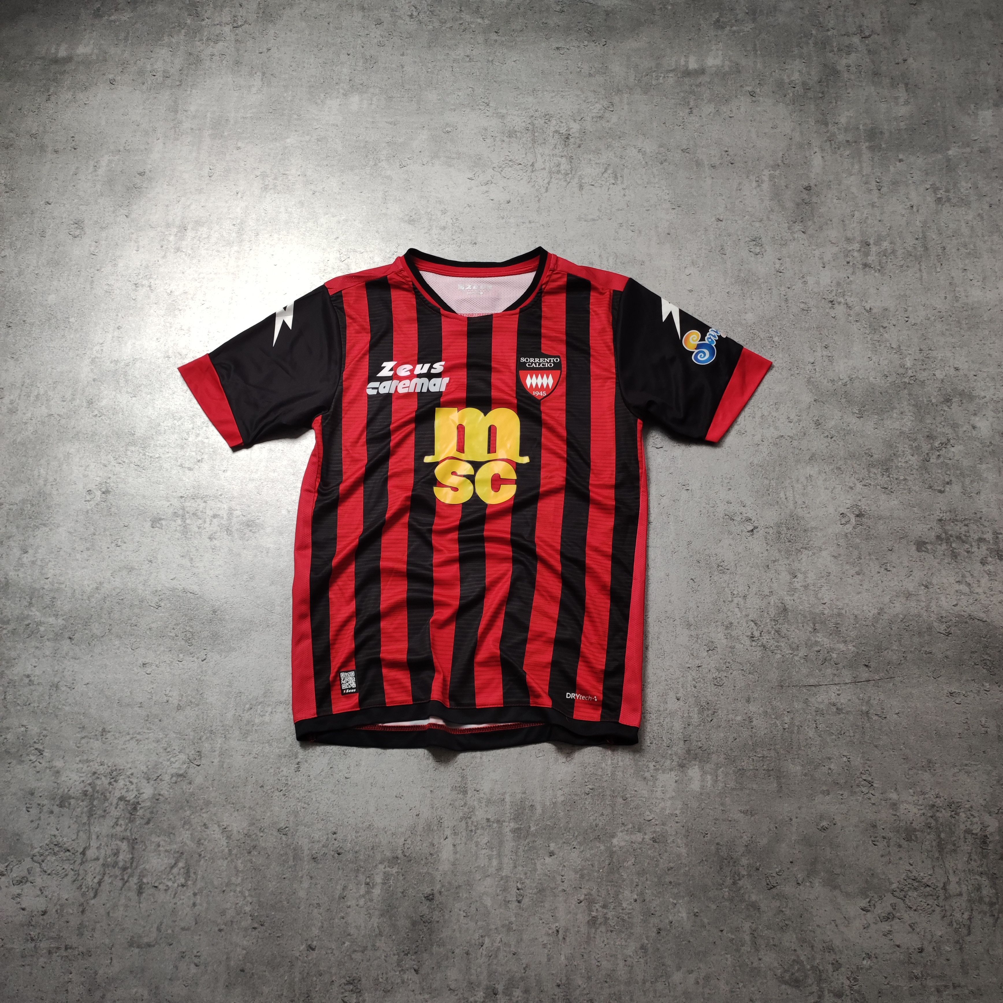 Vintage RARE Sorrento Calcio Serie C Home Football Italy Jersey Size US S / EU 44-46 / 1 - 1 Thumbnail