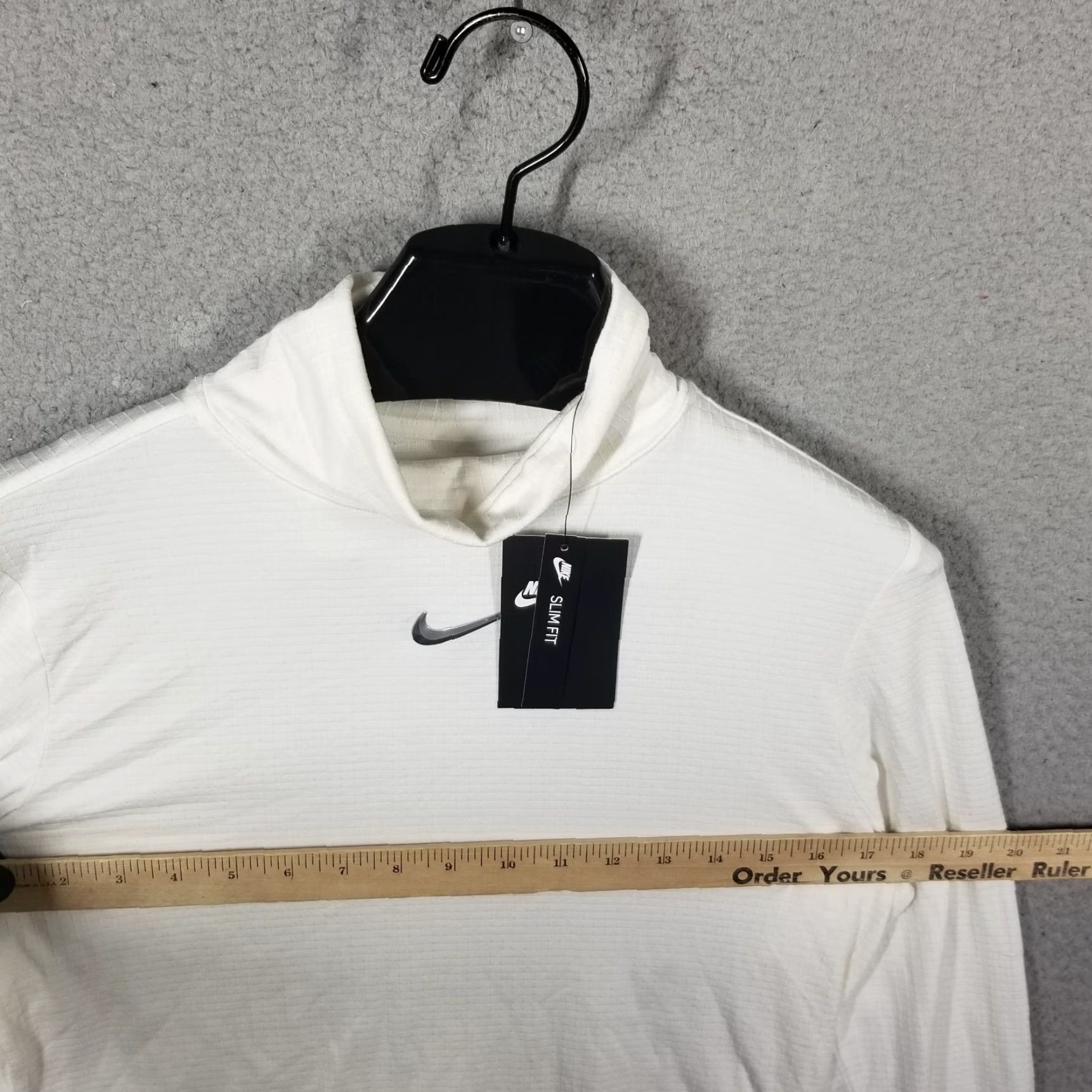 Nike Nike Women Center Swoosh Mid Layer Mock Neck Long Sleeve Top Shirt Large CZ8913 Size L / US 10 / IT 46 - 6 Thumbnail