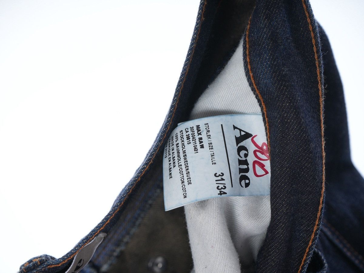 Acne Studios Acne studios Max Raw Blue Denim Jeans w 31 Size US 31 - 5 Thumbnail