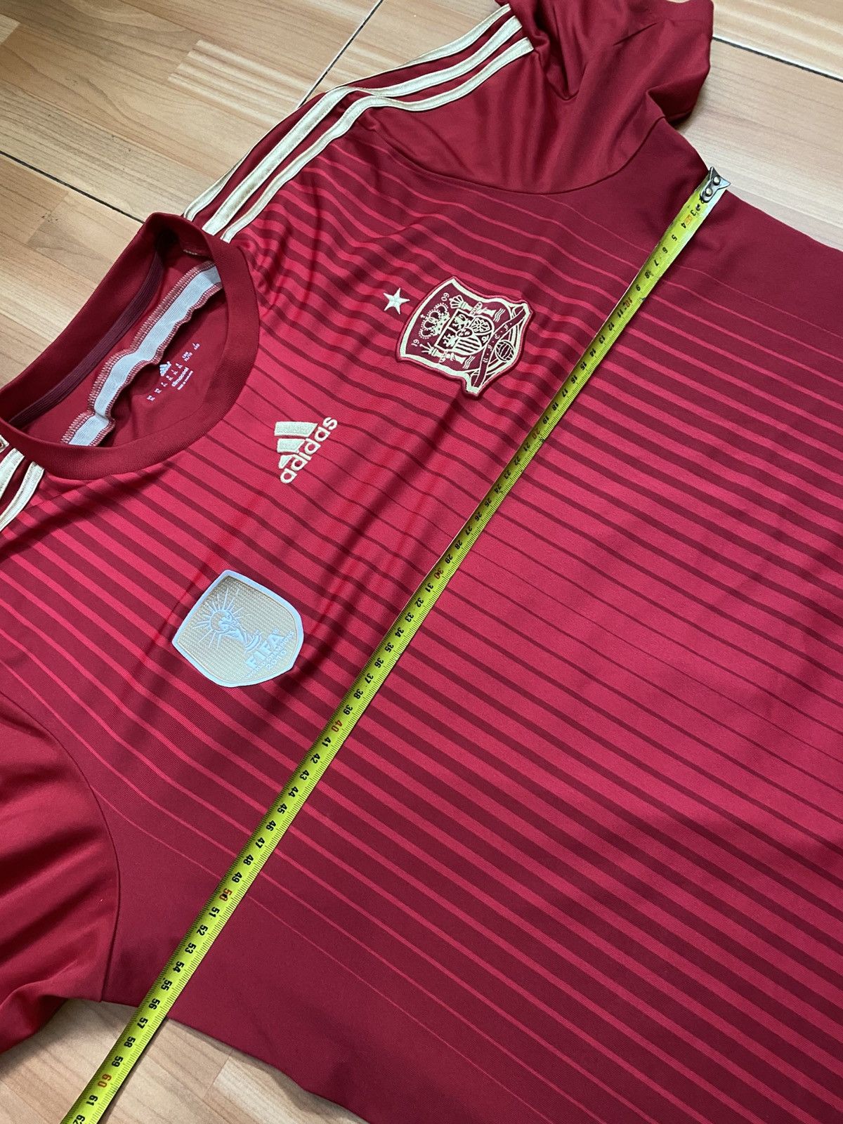 Adidas Adidas Spain Home 2014 Mens Football Shirt Size XL Size US XL / EU 56 / 4 - 14 Thumbnail