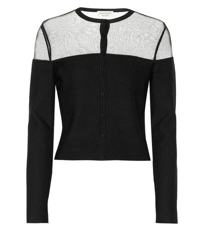 Alexander McQueen o1y0325 Cardigan in Black Size S / US 4 / IT 40 - 1 Thumbnail