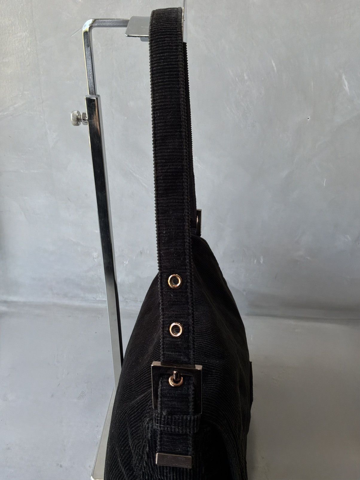 Fendi 2000s Fendi - Curdoroy on Copper Hardware Mamma Baguette Bag Size ONE SIZE - 12 Thumbnail