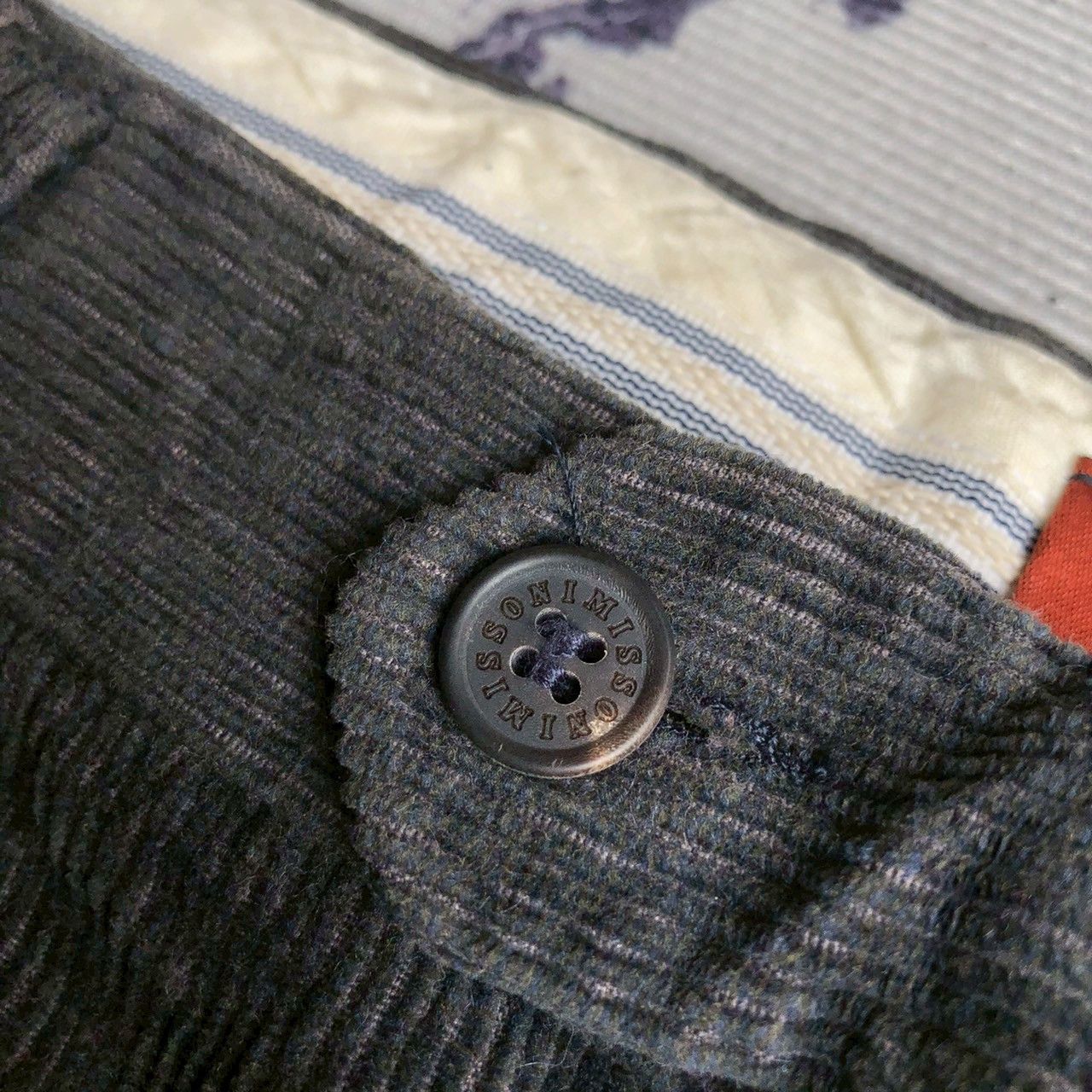 Missoni Vintage 90s Missoni Corduroy Trousers Made in Italy Size US 36 / EU 52 - 7 Thumbnail
