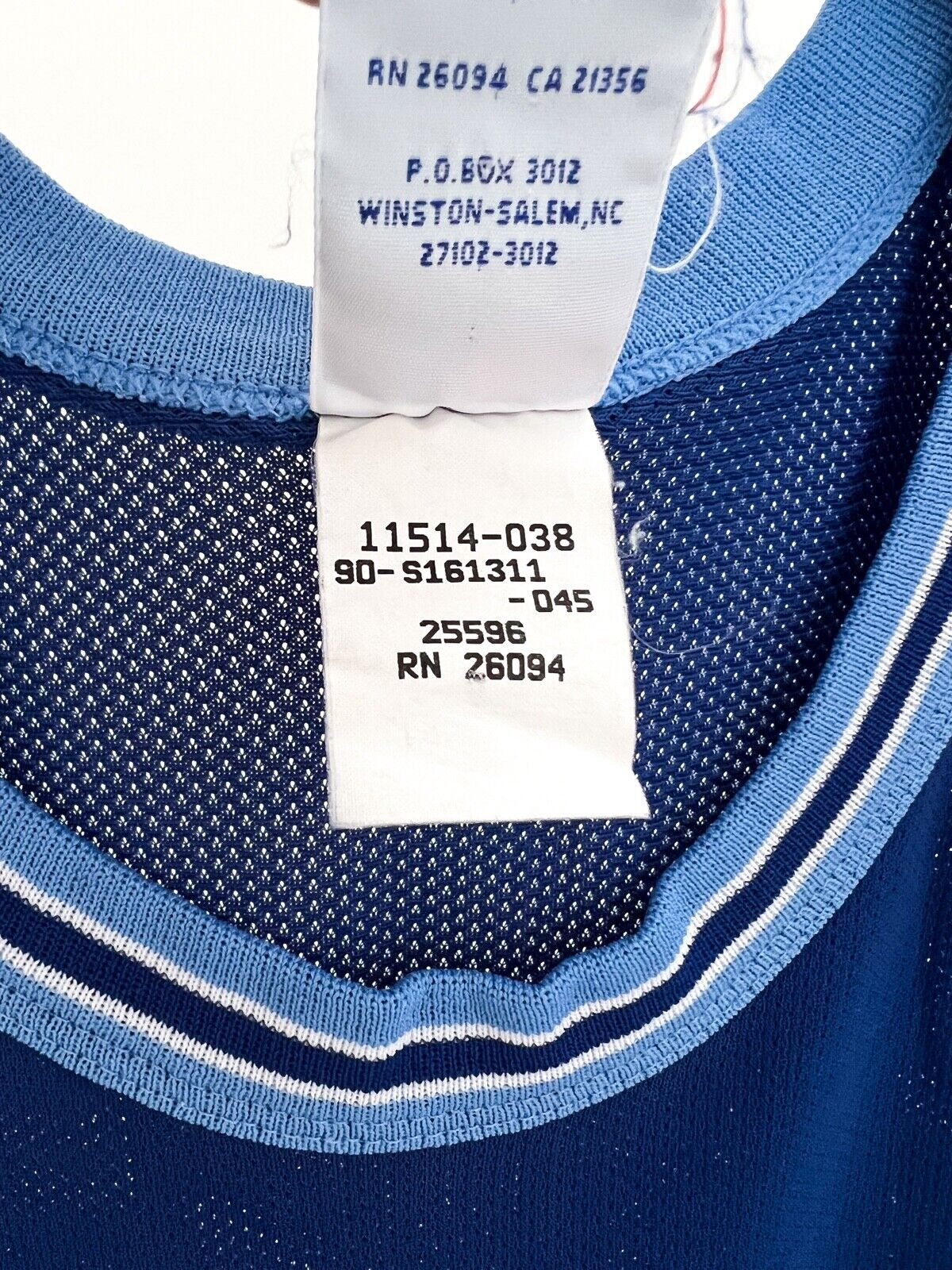 Champion Wilt Chamberlain - LA Lakers - Blue Script Champion Jersey Size US XL / EU 56 / 4 - 5 Thumbnail