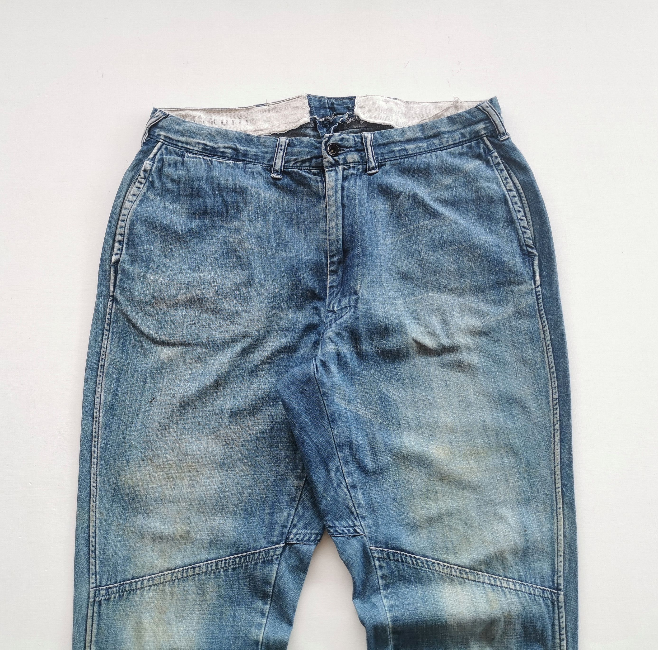45rpm 45rpm Button Hem Cropped Jeans Size US 31 - 14 Thumbnail