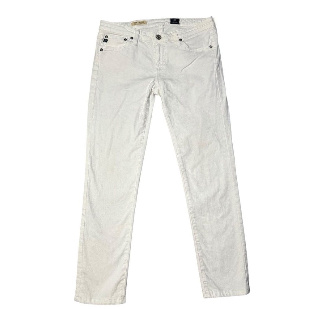 AG Adriano Goldschmied AG Adriano Goldschmied The Legging Super Skinny White Jeans Size 28" / US 6 / IT 42 - 2 Thumbnail