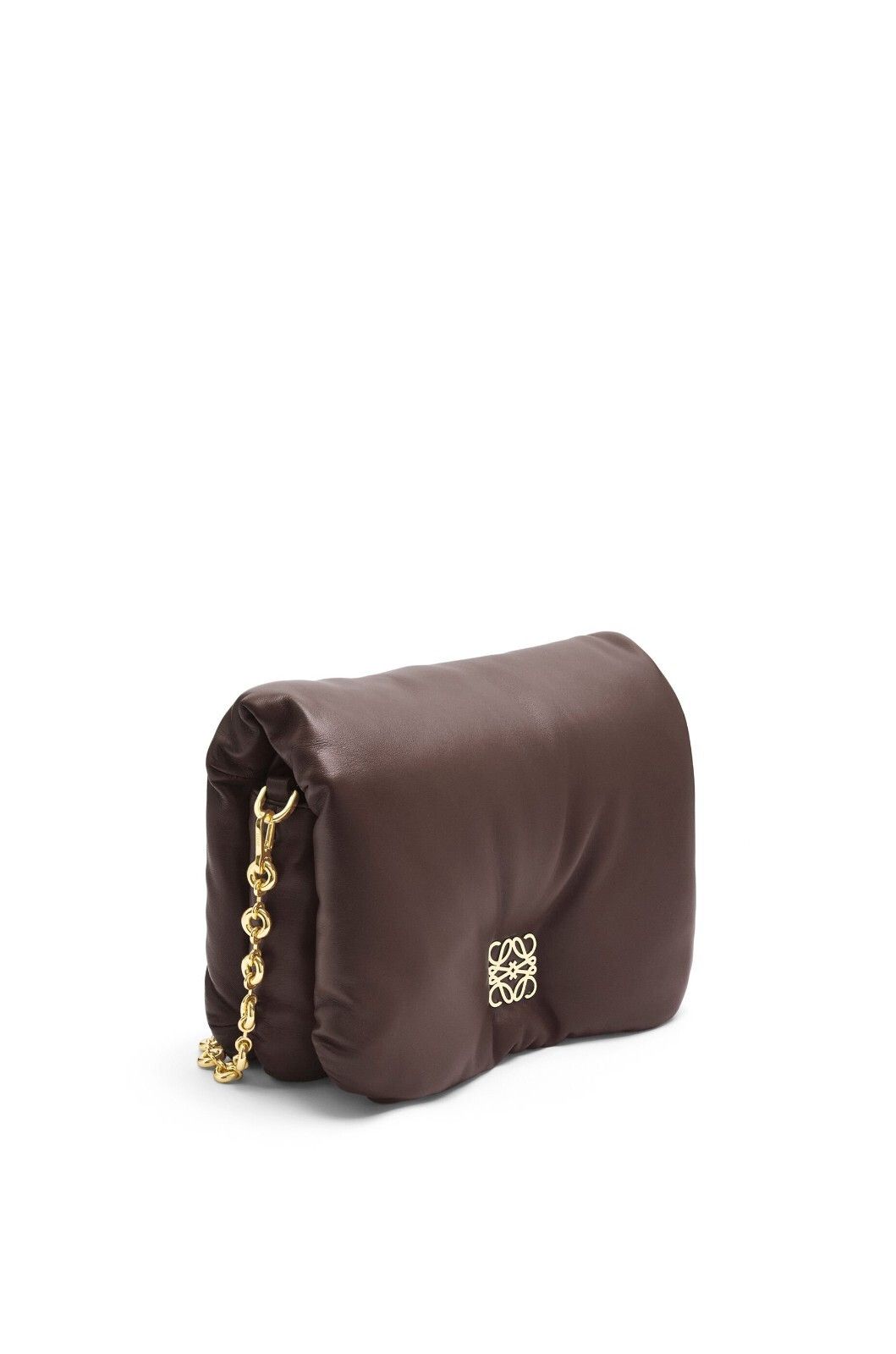 Loewe LOEWE Goya Medium Puffer Dark Chocolate Nappa Handbag Size ONE SIZE - 2 Thumbnail