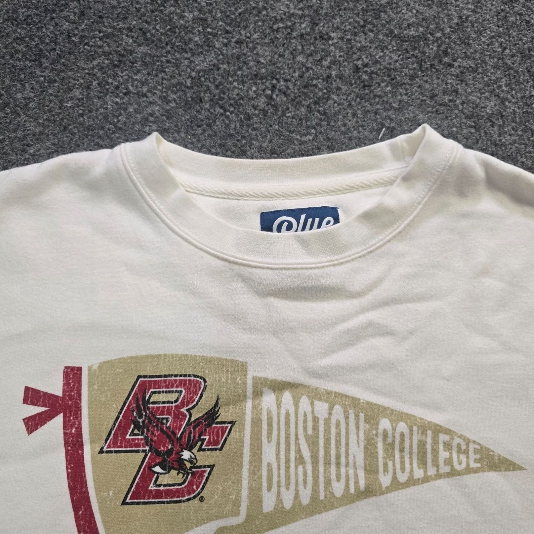 Vintage VINTAGE? No. Boston College Sweatshirt Womens Size Medium White Cropped Lounge Casual Eagles Nike? Size M / US 6-8 / IT 42-44 - 2 Thumbnail