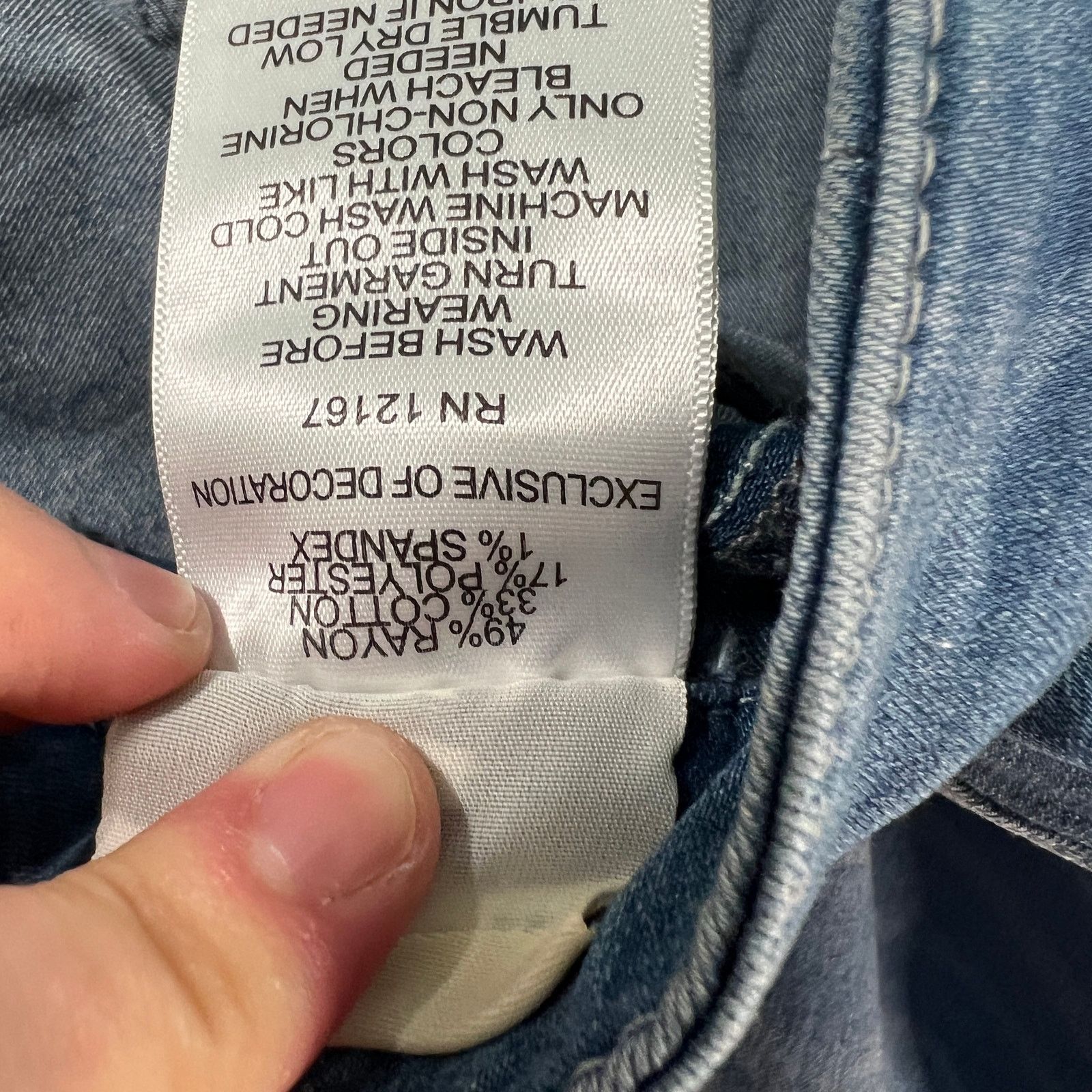 Other Laurie Felt Silky Denim The Easy Skinny Jeans - Indigo Light Size 42" / US 20 - 17 Thumbnail