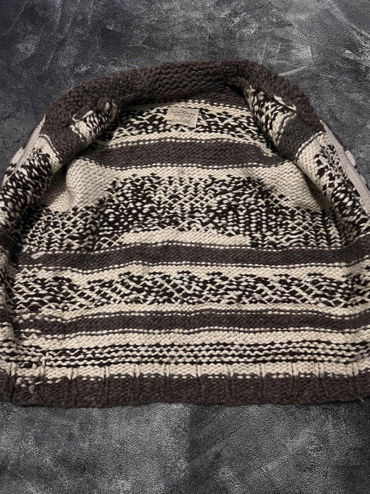 Vintage 80s Cowichan Knit Sweater Size US L / EU 52-54 / 3 - 8 Thumbnail