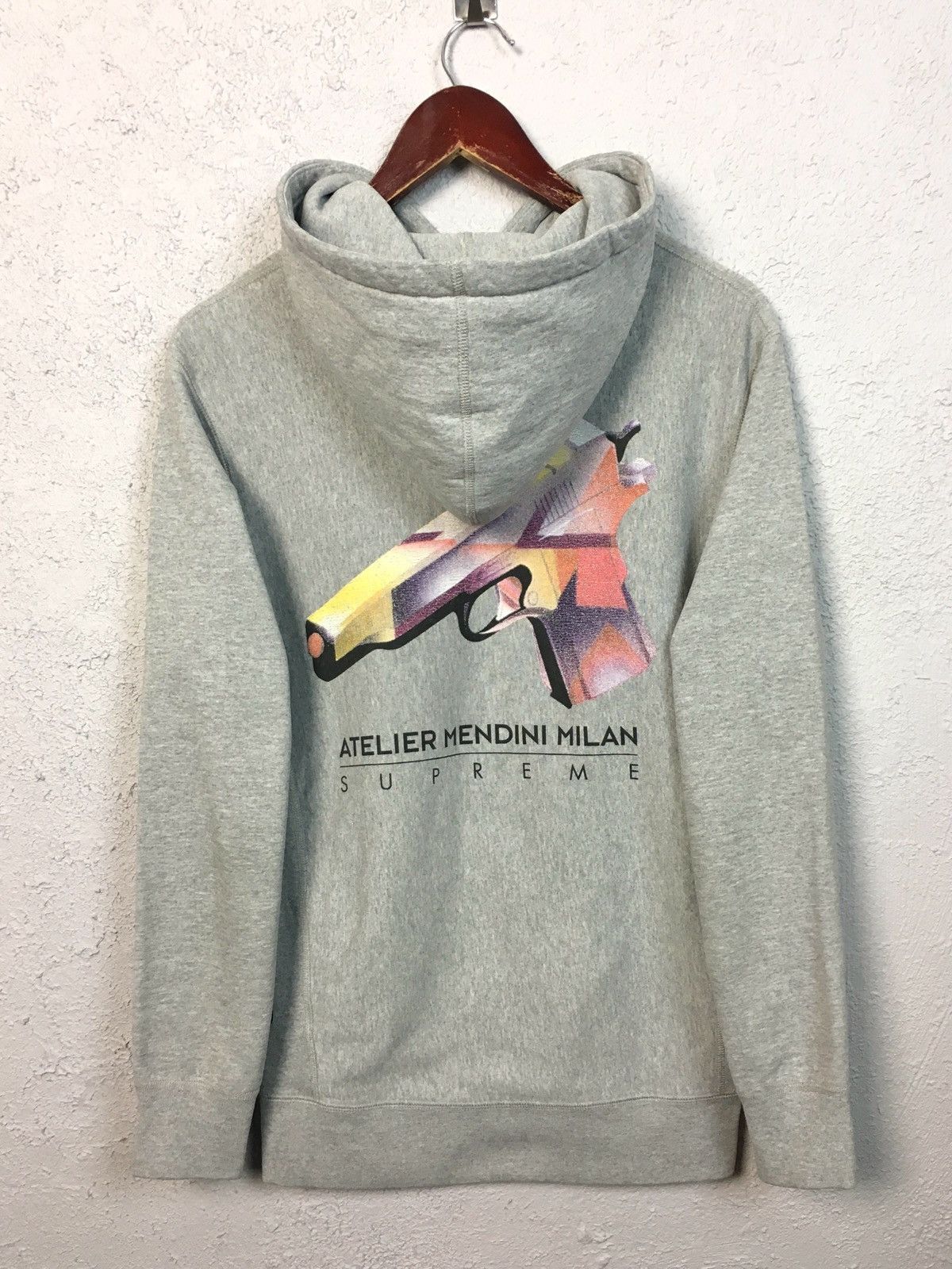 Supreme vintage hoodie SUPREME Mendini Gun Hooded Sweatshirt y2k Size US M / EU 48-50 / 2 - 1 Thumbnail