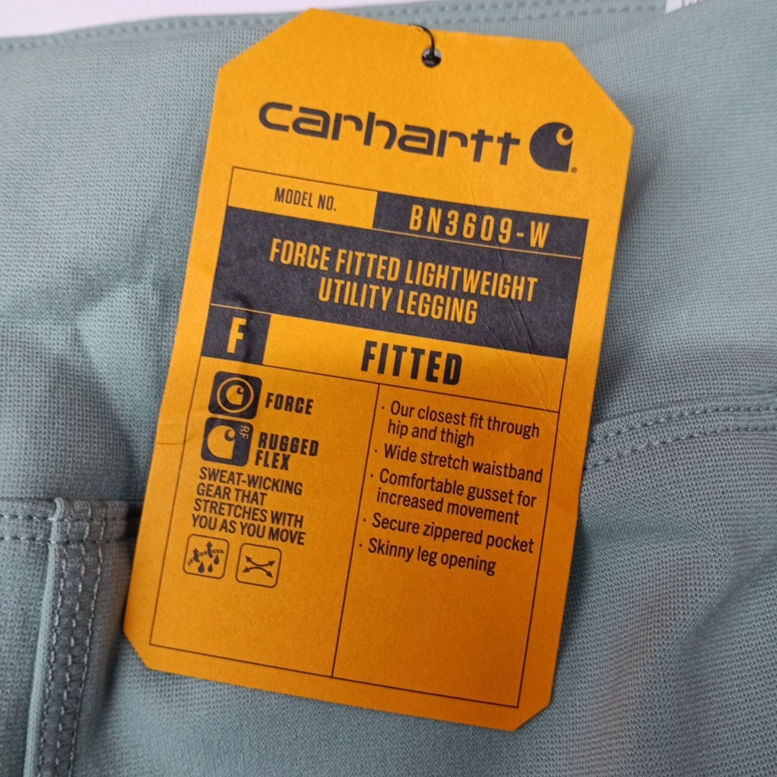 Carhartt Carhartt Women’s Leggings Fitted Utility Size S Mint Green Size 28" / US 6 / IT 42 - 4 Thumbnail