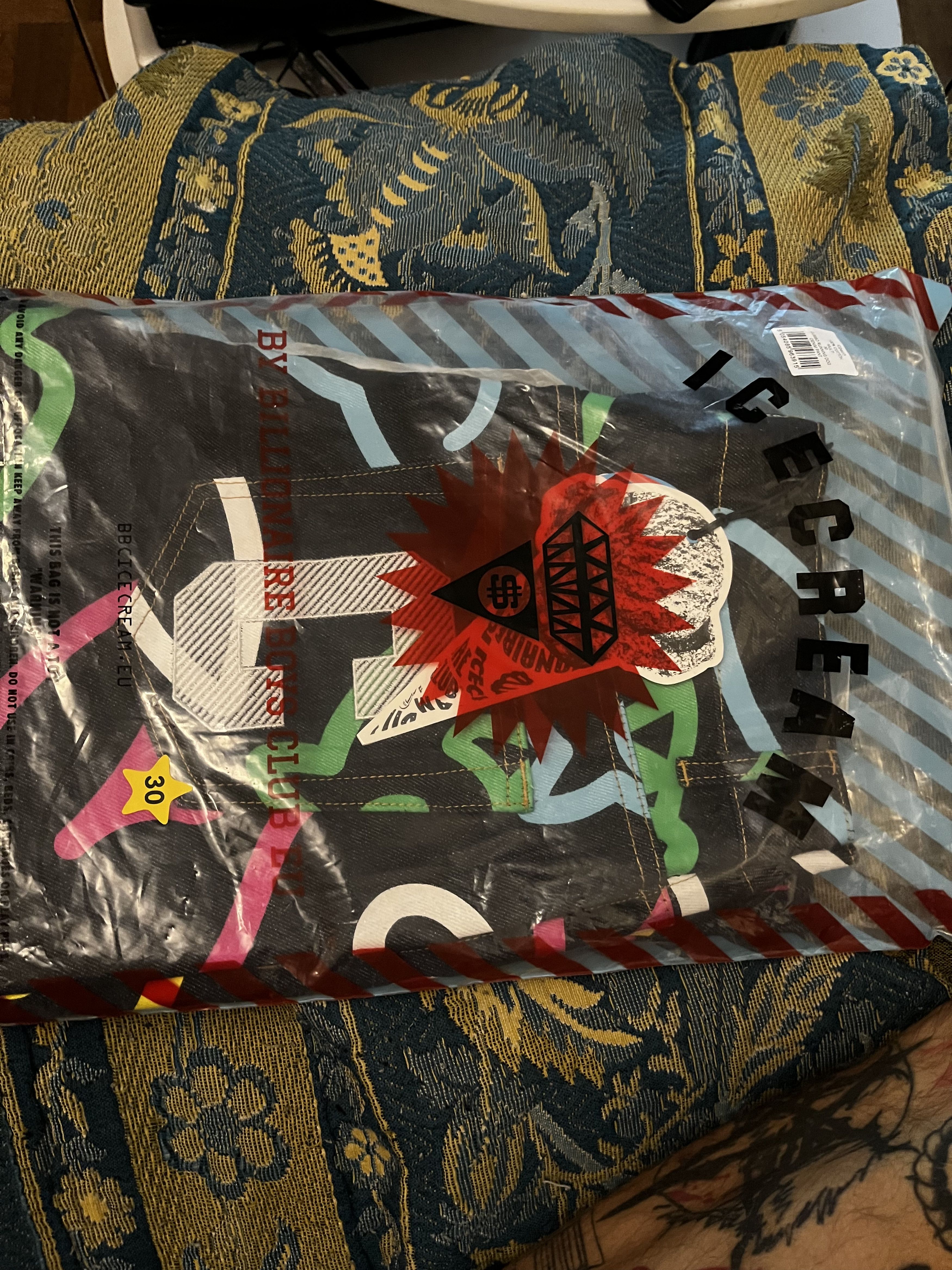 Icecream Billionare boys club all over running dogs jeans Size US 30 / EU 46 - 5 Thumbnail