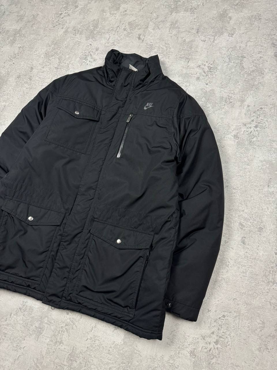 Nike Vintage Nike Y2K Black Zip Jacket Size L Size US L / EU 52-54 / 3 - 3 Thumbnail