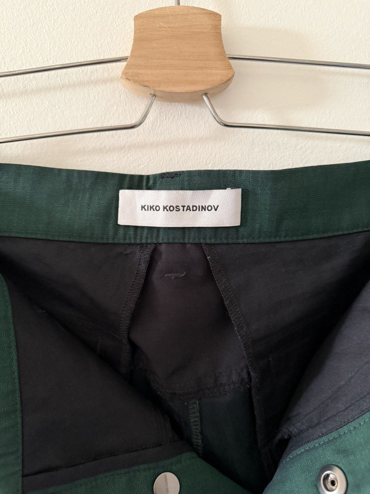 Kiko Kostadinov Kiko Kostadinov Riding Claw Trousers Forest Green 00082020 Size US 32 / EU 48 - 3 Thumbnail