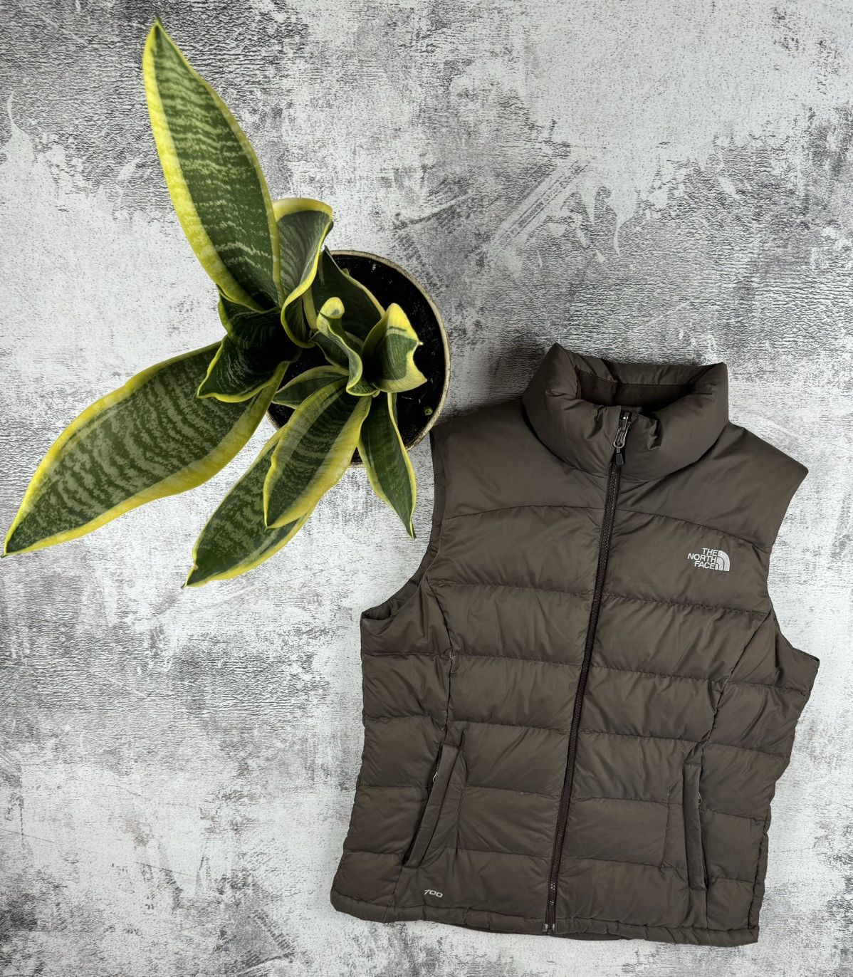 The North Face The North Face TNF Gorpcore 700 Down Puffer Brown Vest Jacket Size L / US 10 / IT 46 - 1 Thumbnail