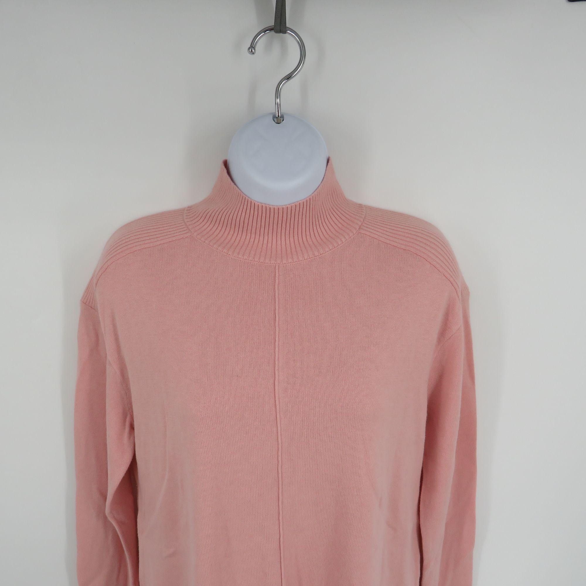 Other Karen Scott XS Seam Front Mock Neck Sweater Tea Rose Gray NW Size XS / US 0-2 / IT 36-38 - 3 Thumbnail