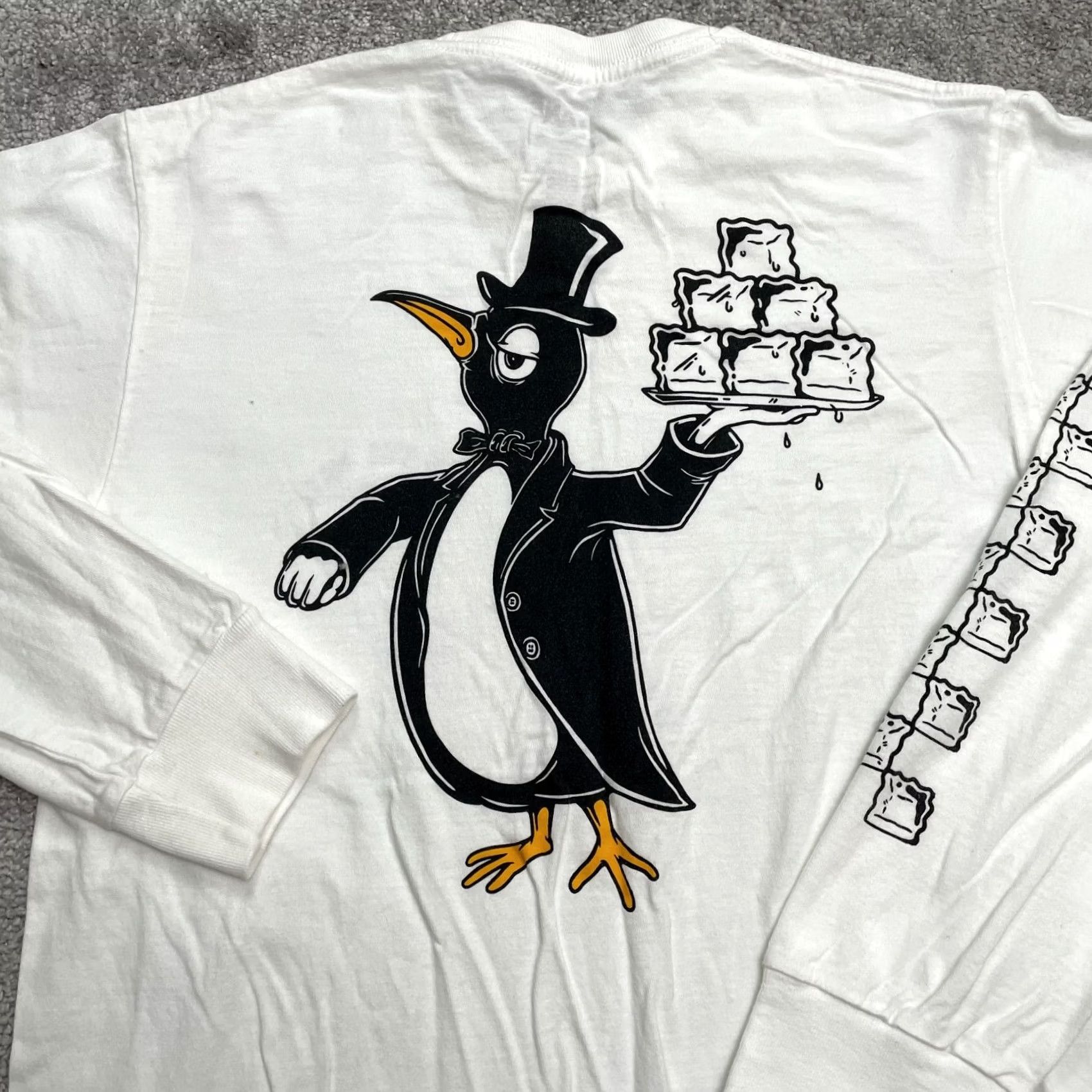 Vans VANS Classic Fit Graphic T-Shirt Mens Small White Long Sleeve Cotton Crew Tee Size US S / EU 44-46 / 1 - 3 Thumbnail