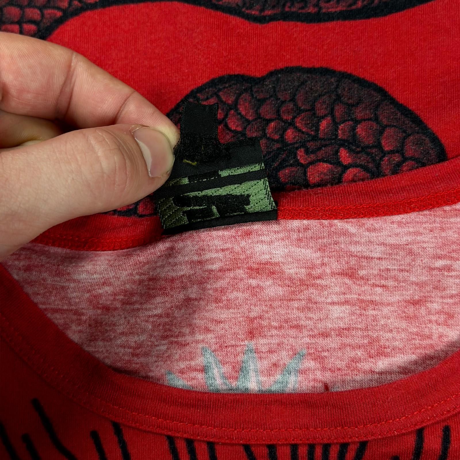 Jean Paul Gaultier SS96 Jean Paul Gaultier Red Safe Sex Tee Size US S / EU 44-46 / 1 - 4 Thumbnail