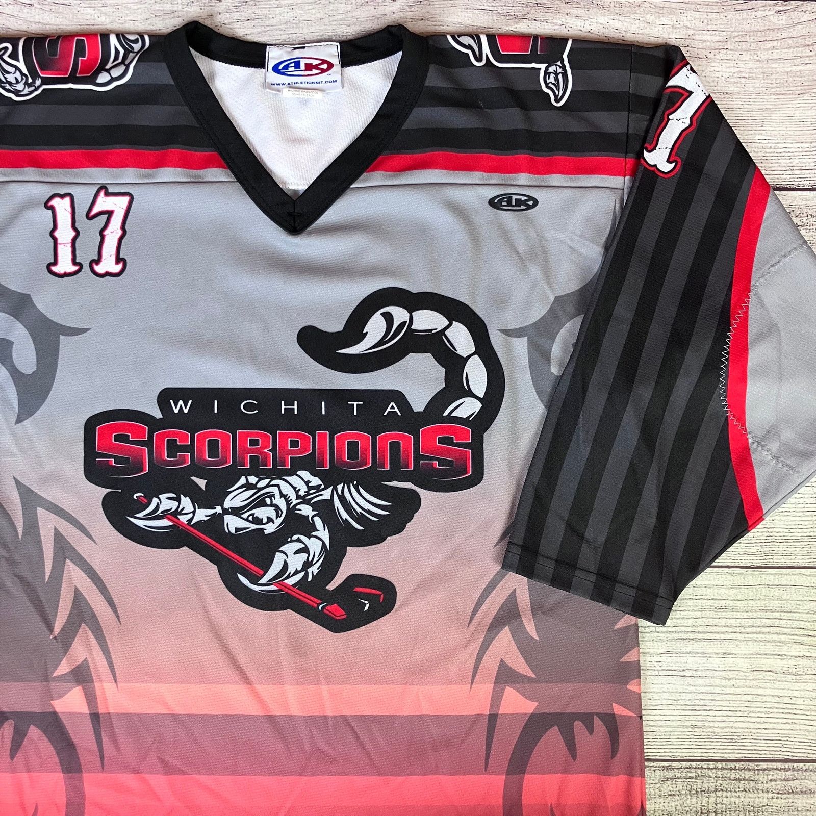 Vintage Vintage Wichita Scorpions All Over Print Hockey Jersey Size US M / EU 48-50 / 2 - 1 Thumbnail