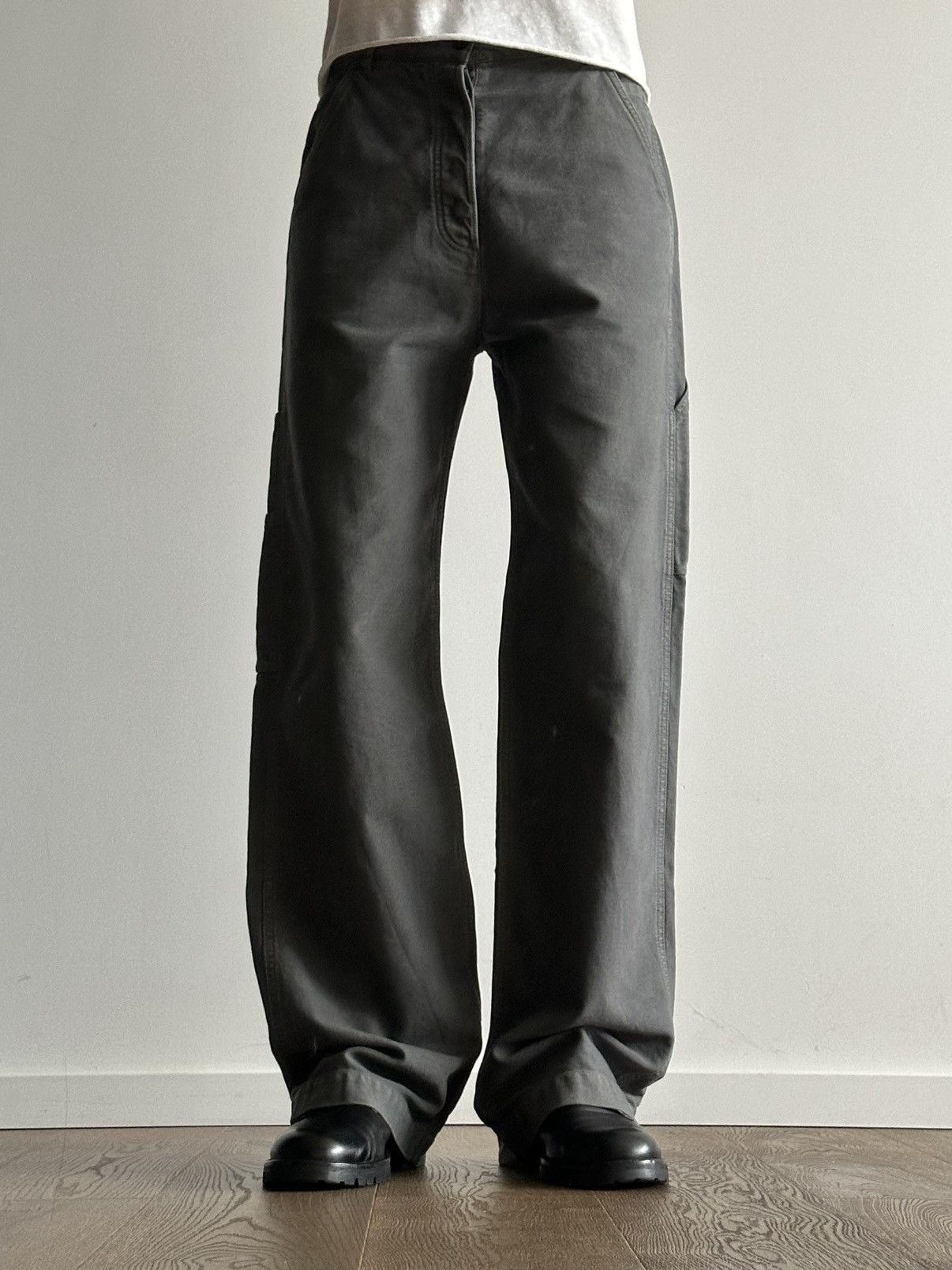 Dries Van Noten Dries Van Noten Wide Work Pants Size US 31 - 1 Thumbnail